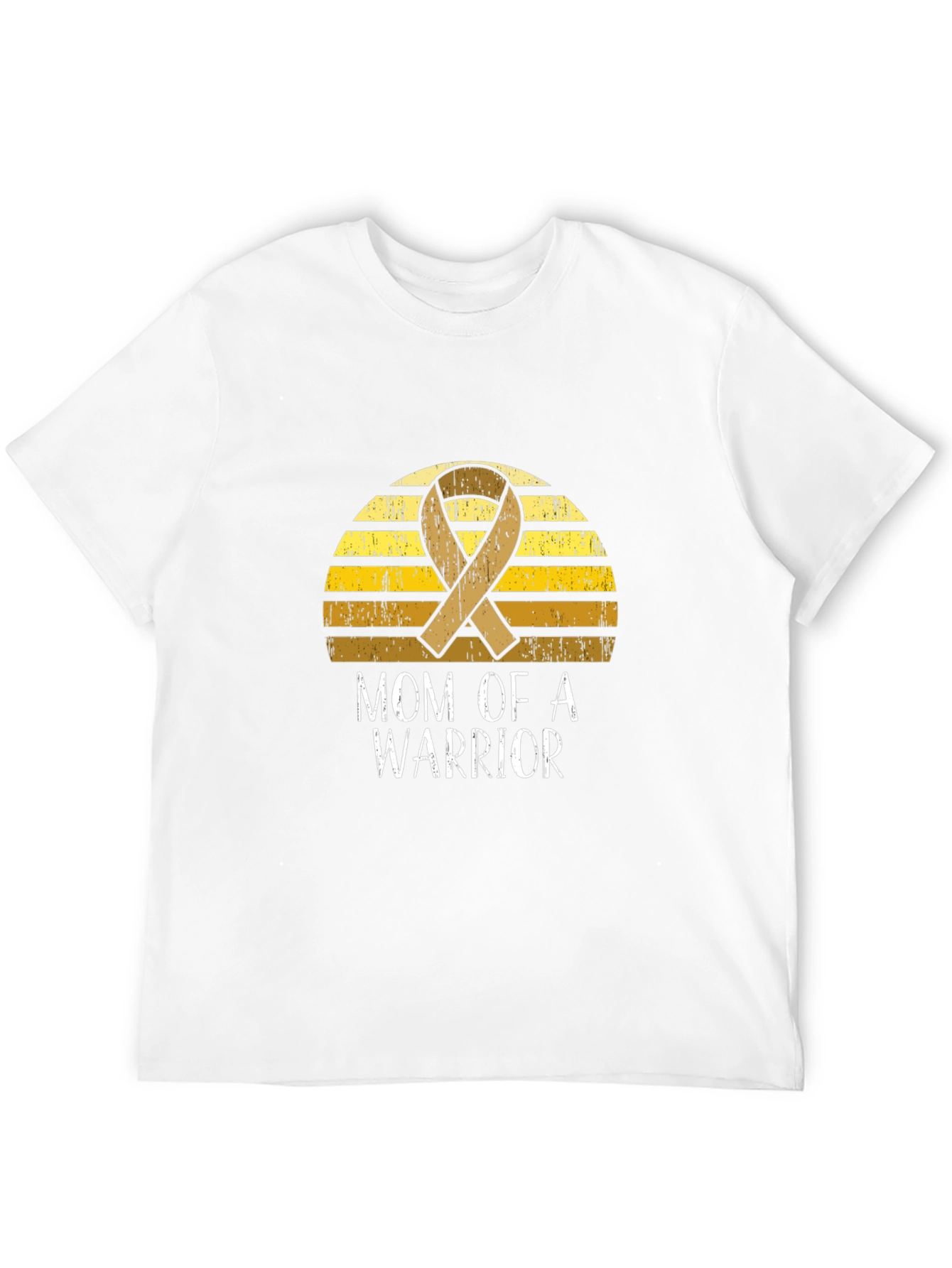 Mom of a Warrior Awareness Ribbon Graphic T-Shirt