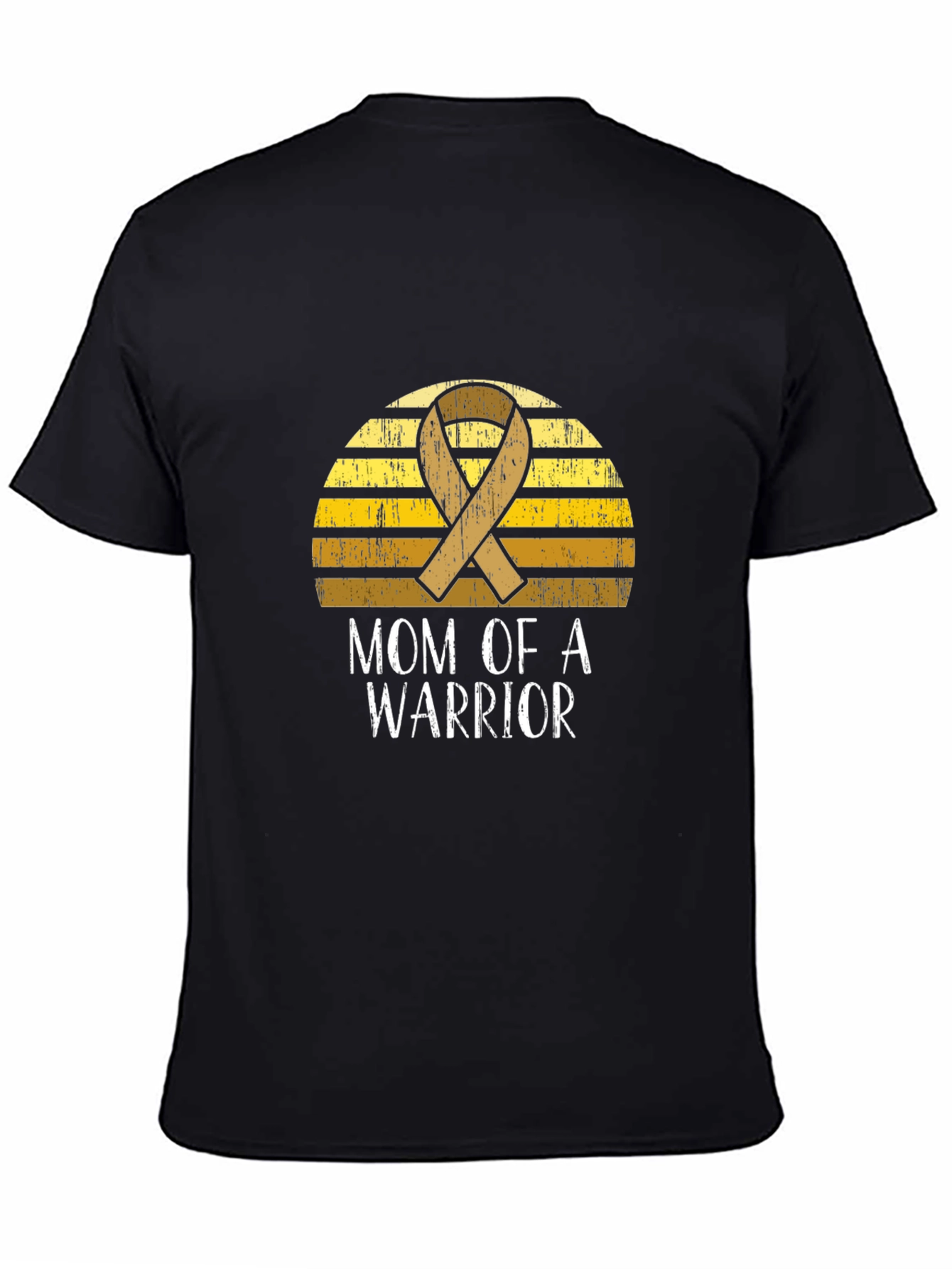 Mom of a Warrior Awareness Ribbon Graphic T-Shirt