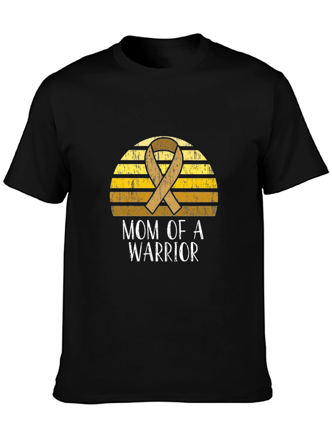 Mom of a Warrior Awareness Ribbon Graphic T-Shirt