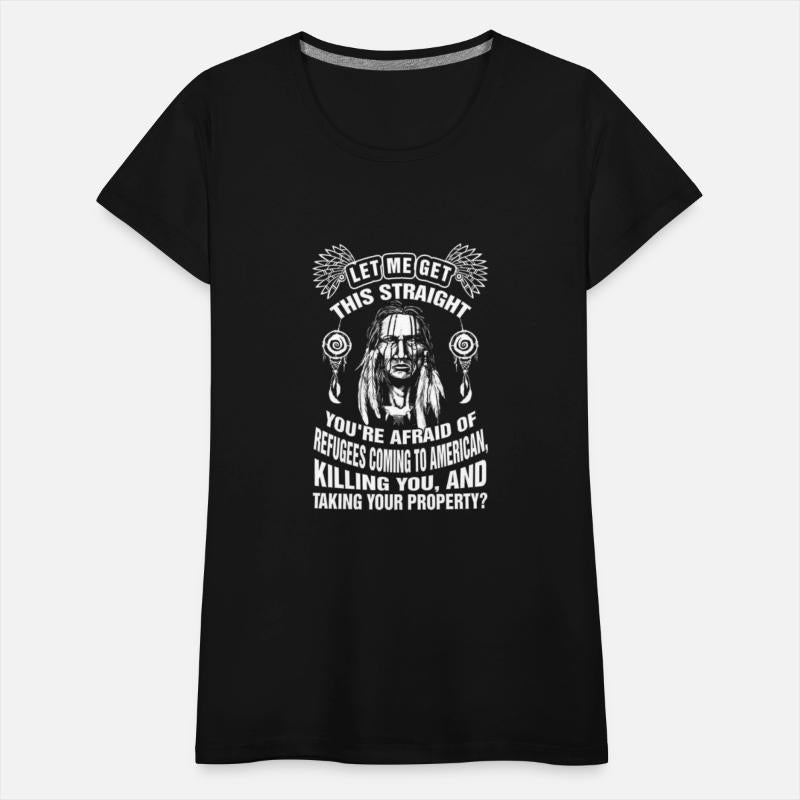 Native American - You're afraid of refugees comi