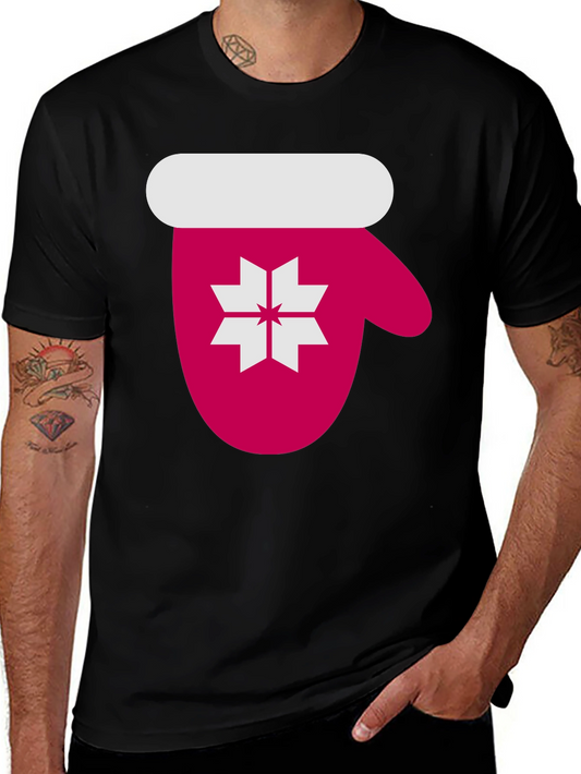 Festive Mitten Graphic Tee - Holiday Cheer!