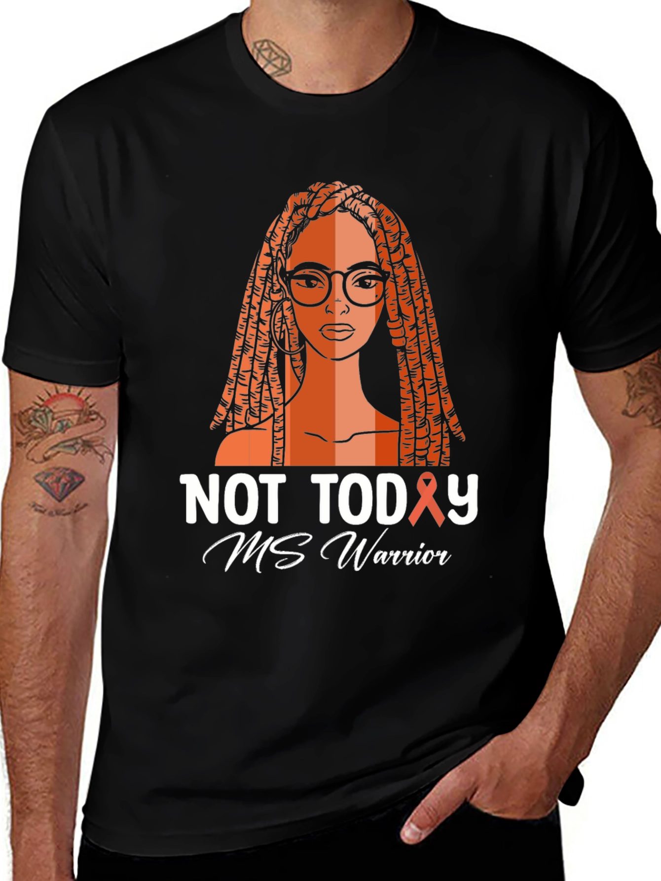 MS Warrior Black T-Shirt