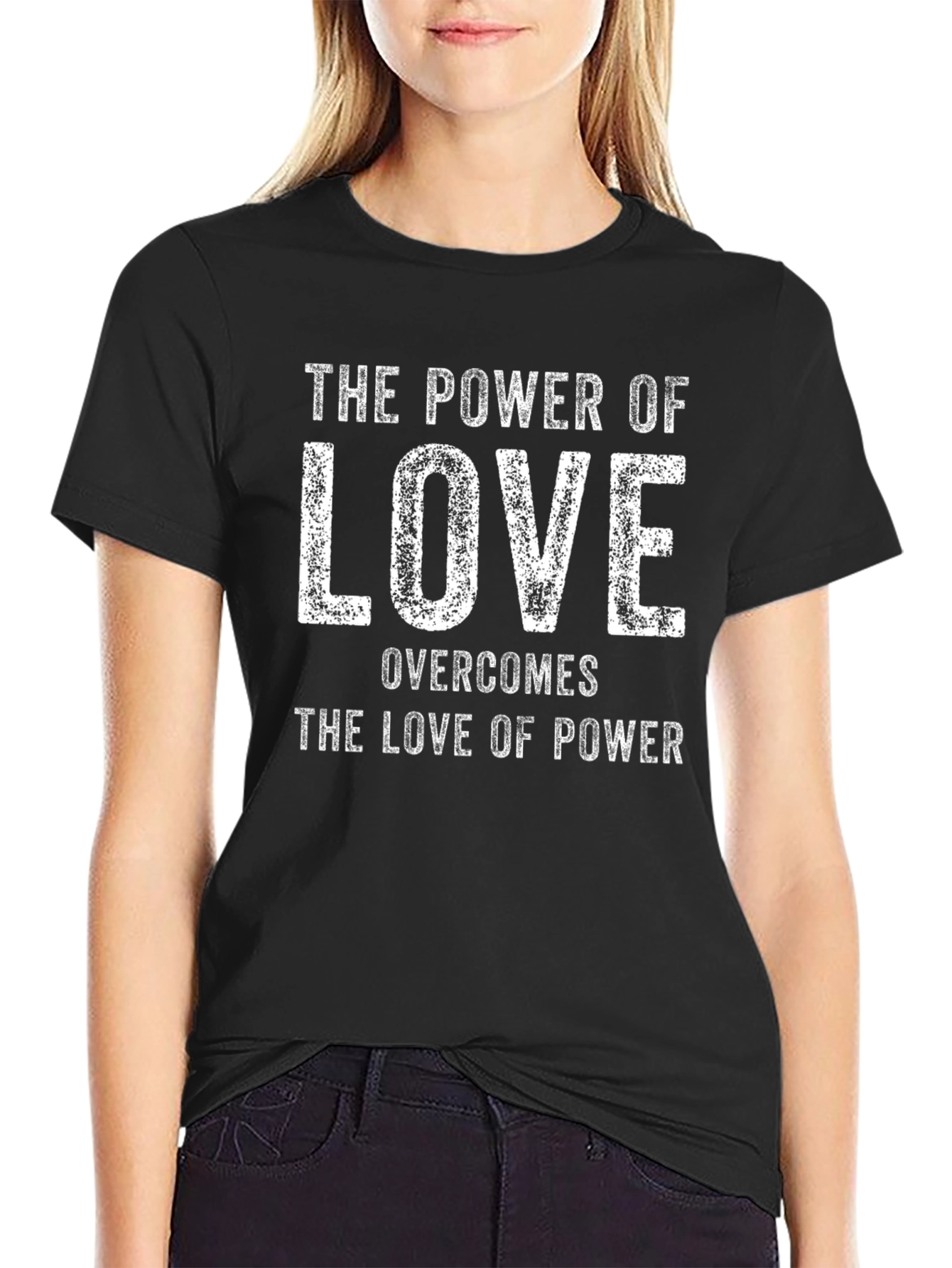 The Power of Love Black T-Shirt