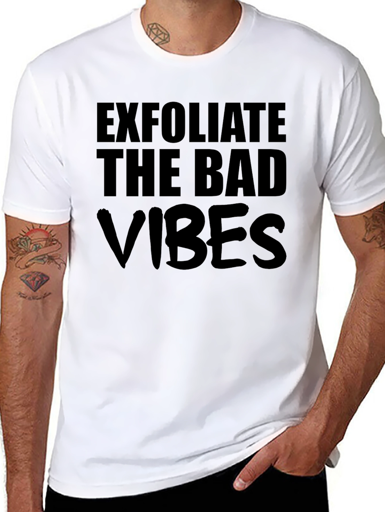 Exfoliate the Bad Vibes Graphic T-Shirt