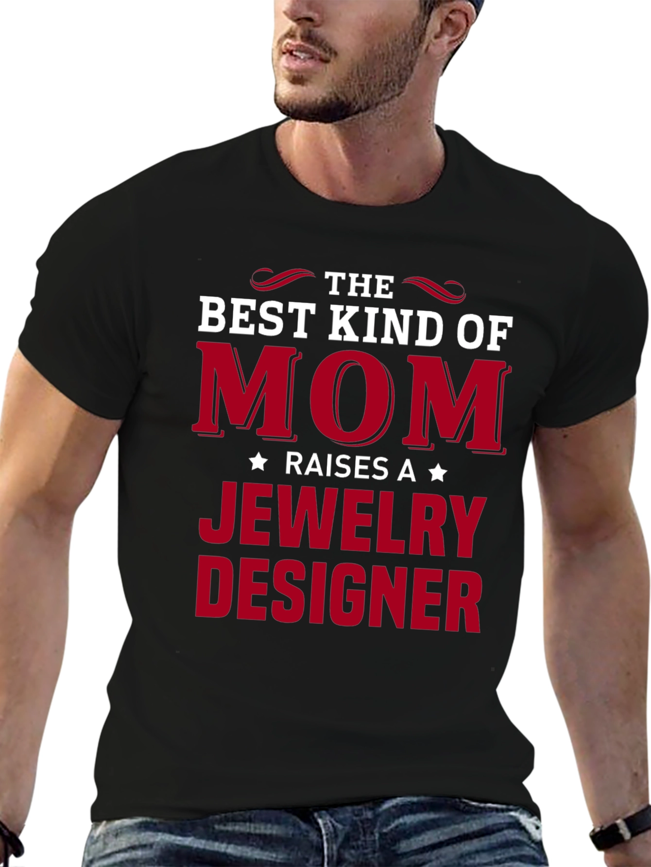 Best Kind of Mom Jewelry Designer T-Shirt