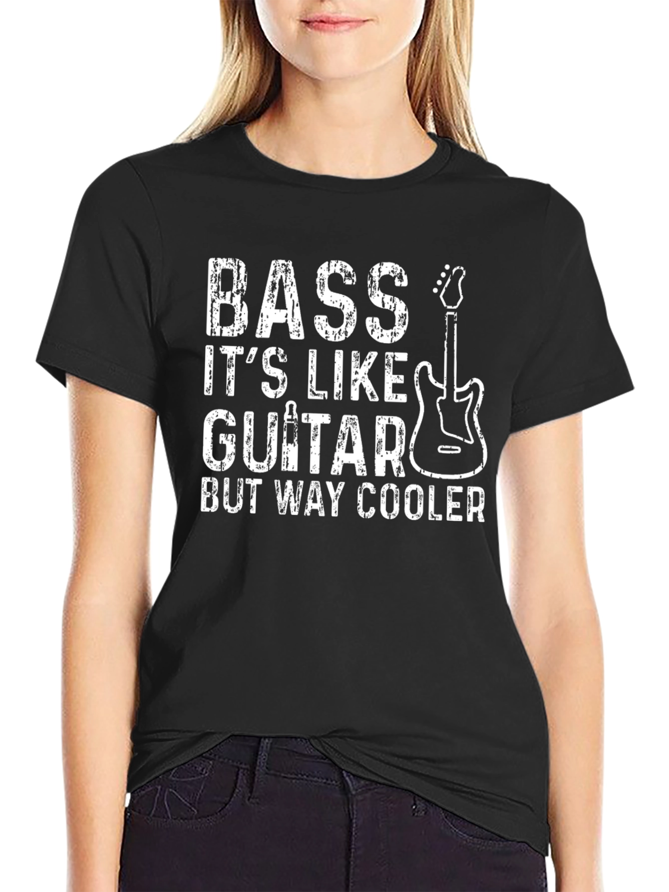 Bass is Cooler Guitar Tee