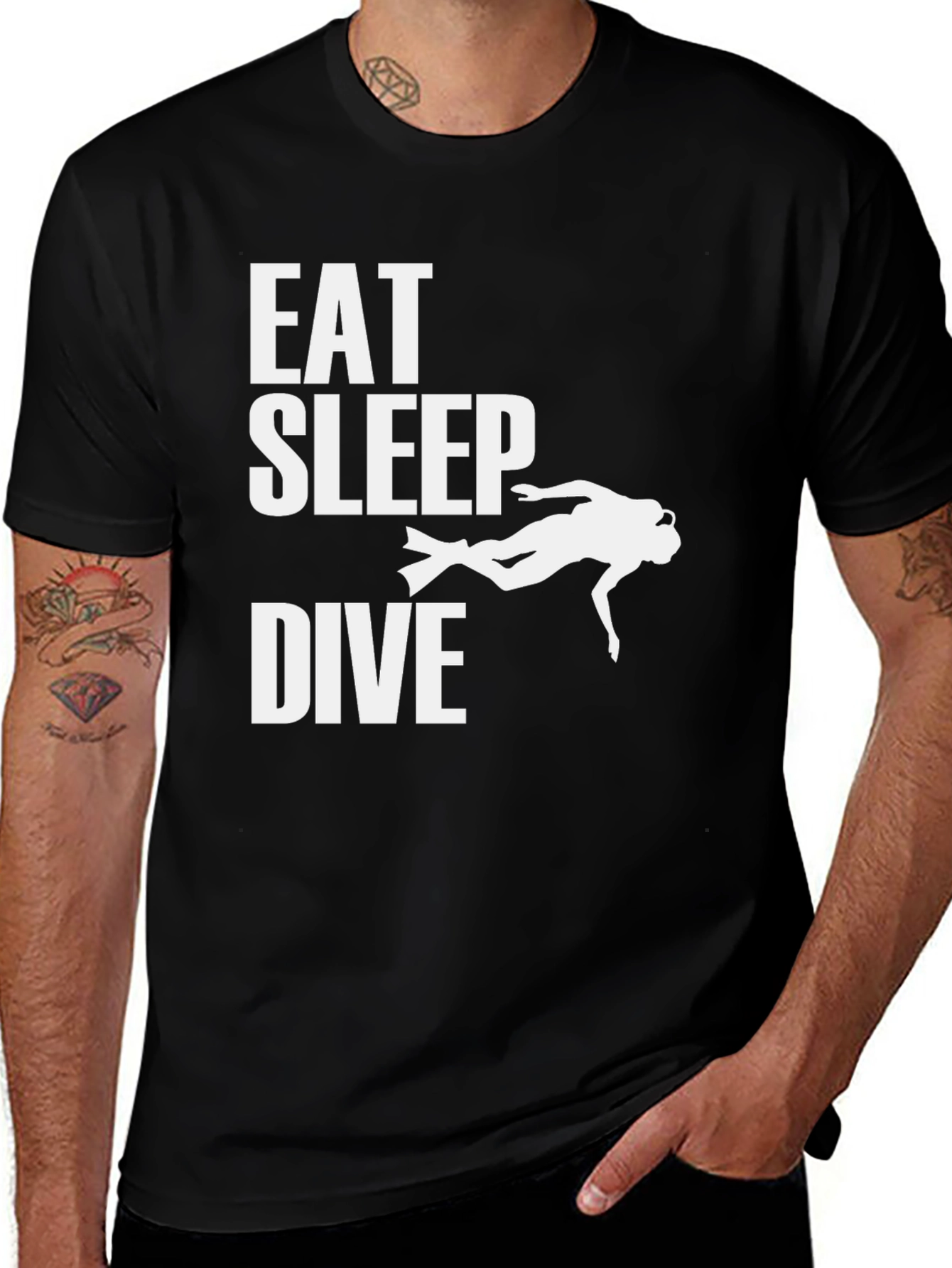 Eat Sleep Dive T-Shirt - Scuba Diving Tee