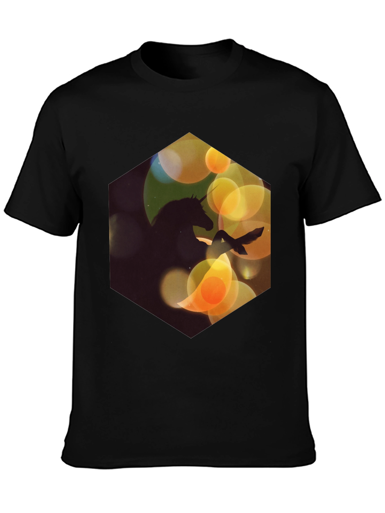 Unicorn Silhouette T-Shirt - Fantasy Design