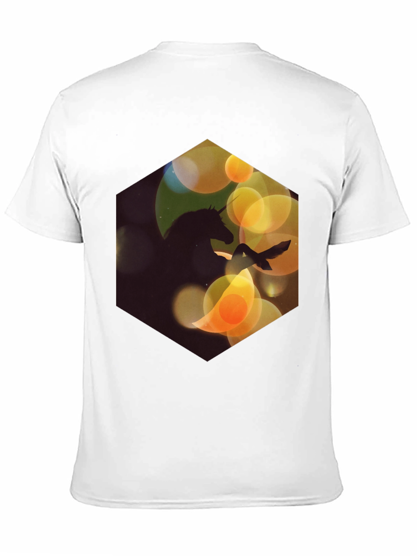 Unicorn Silhouette T-Shirt - Fantasy Design