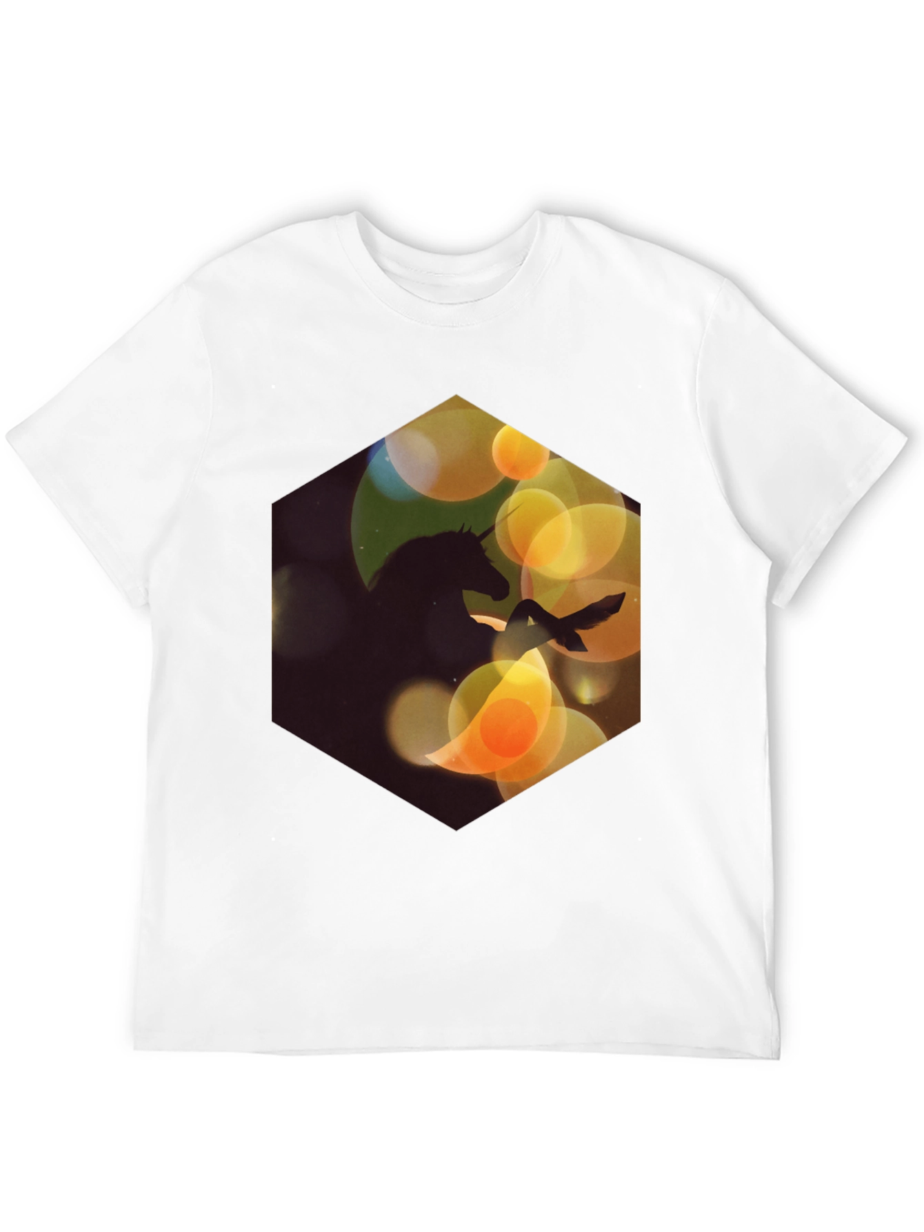 Unicorn Silhouette T-Shirt - Fantasy Design