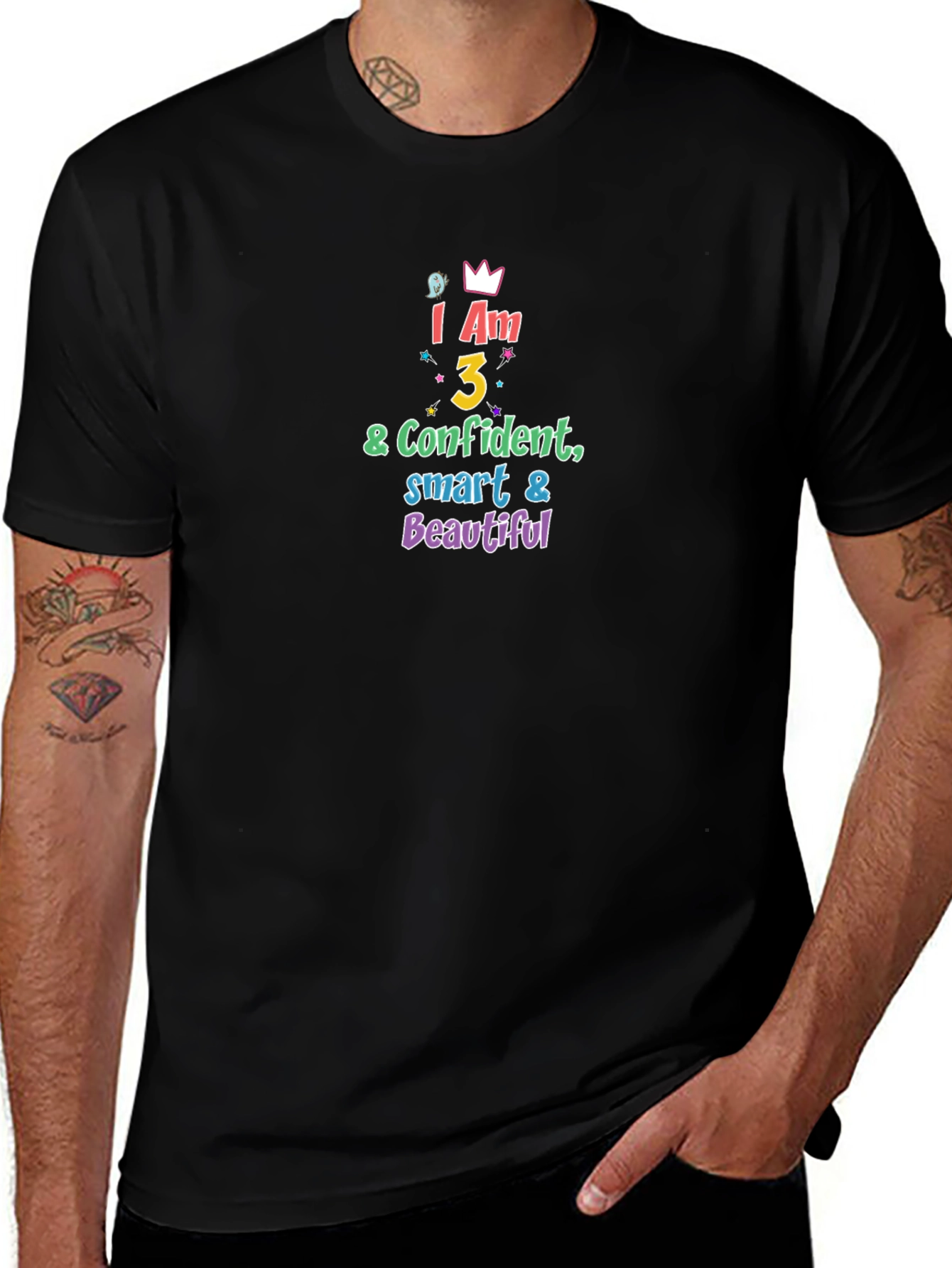 I Am 3 & Confident T-Shirt