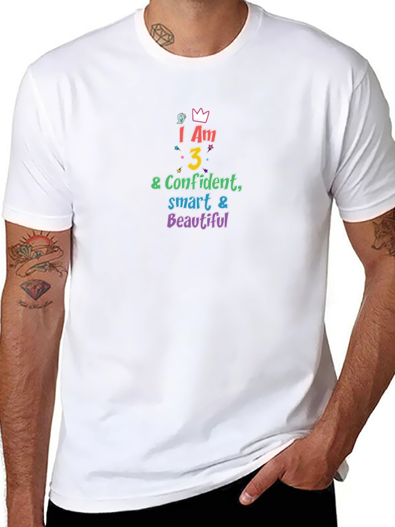 I Am 3 & Confident T-Shirt