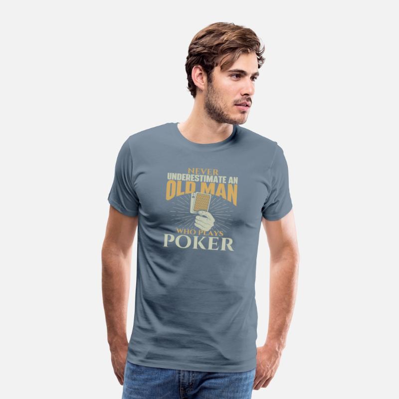 Never Underestimate An Old Who Plays Poker Card