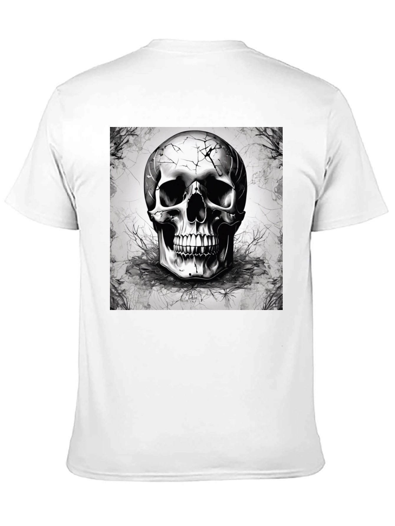 Skull Graphic T-Shirt - Edgy Black Tee