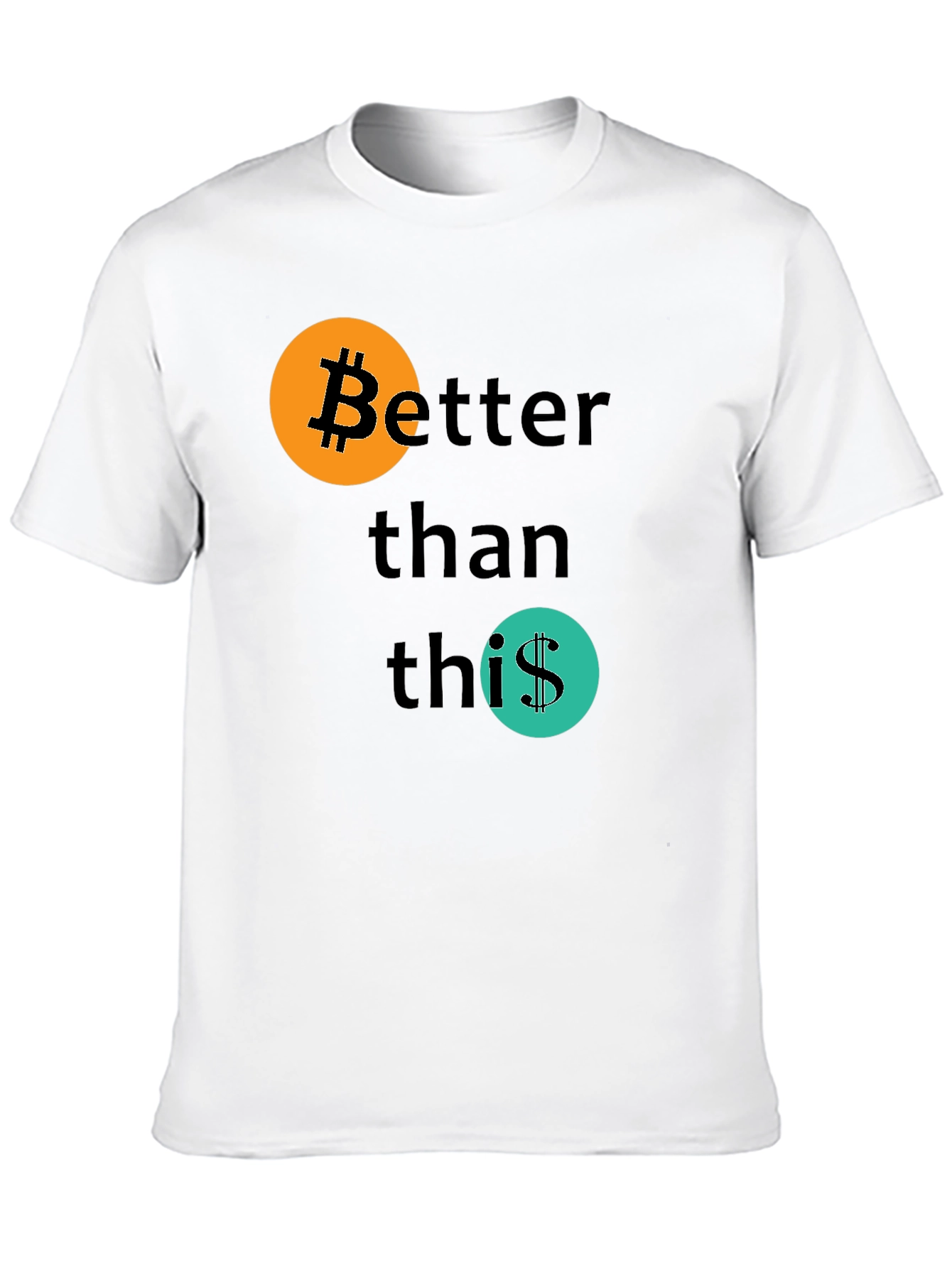 Bitcoin > Dollar Black T-Shirt