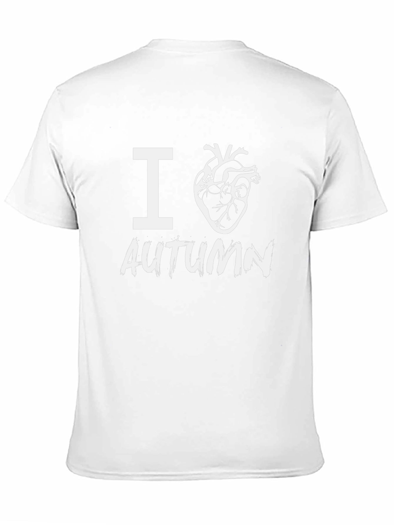 I Heart Autumn T-Shirt - Black Graphic Tee
