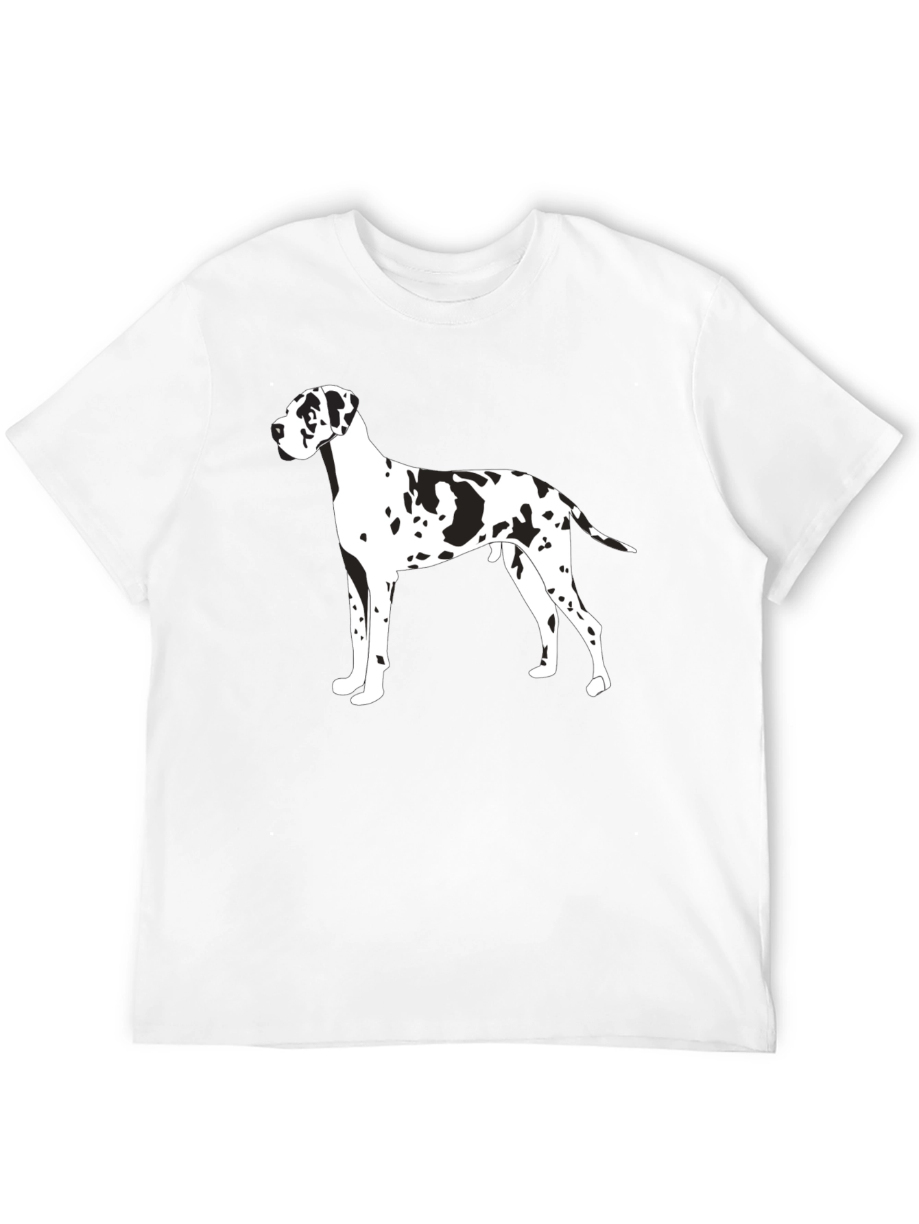 Great Dane Dog Graphic Tee - Black T-Shirt