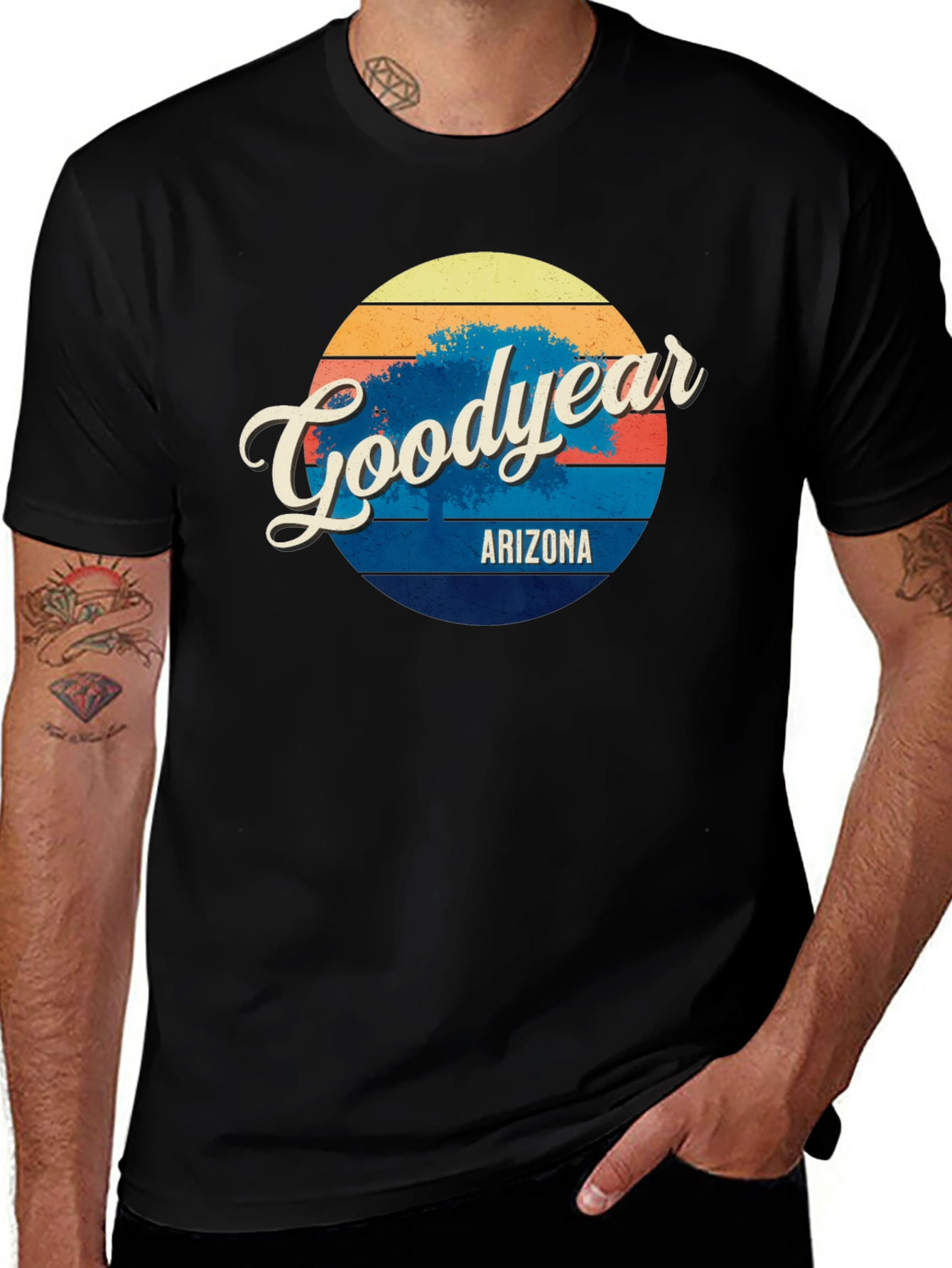 Goodyear Arizona Retro Style T-Shirt