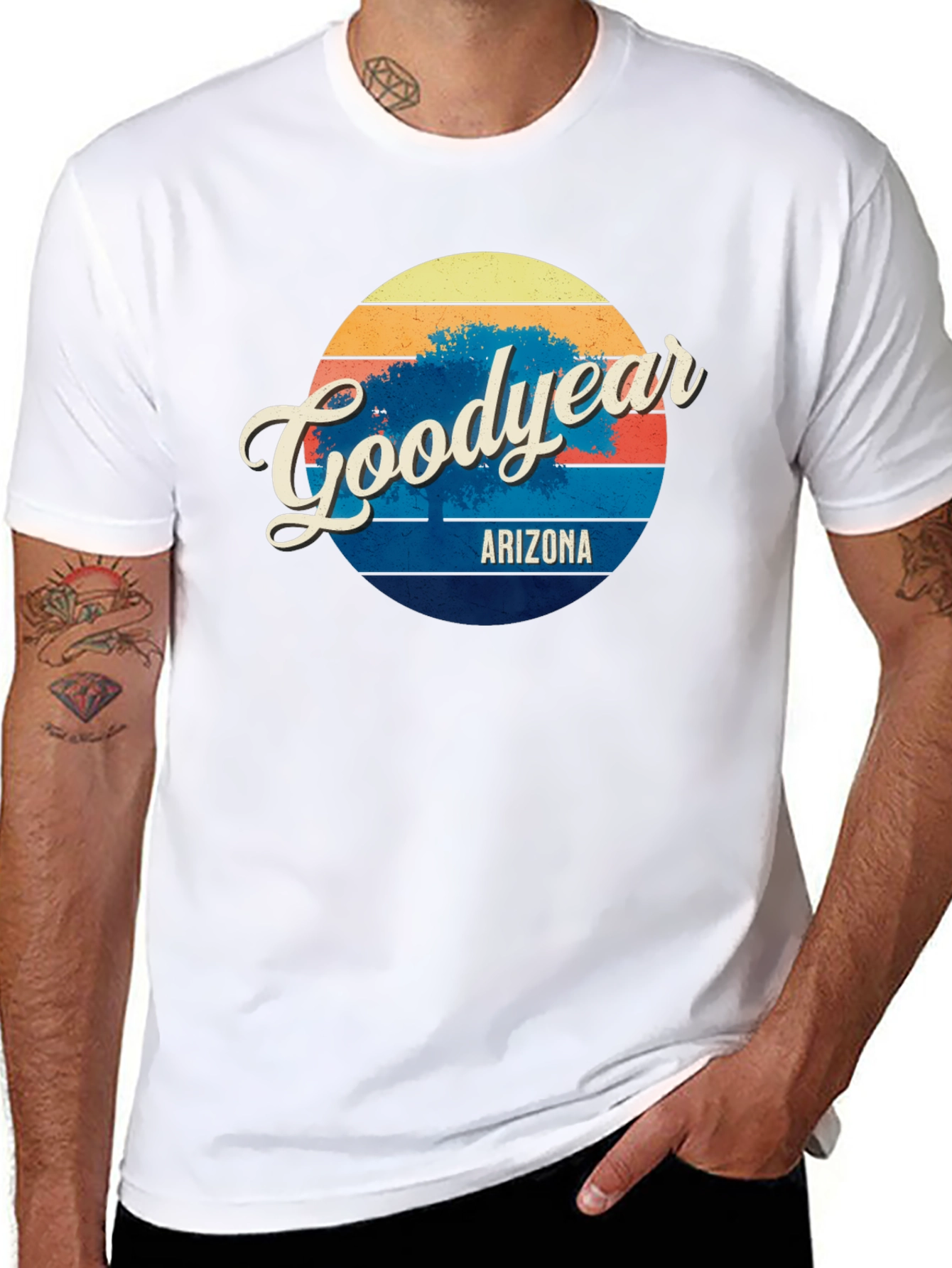 Goodyear Arizona Retro Style T-Shirt