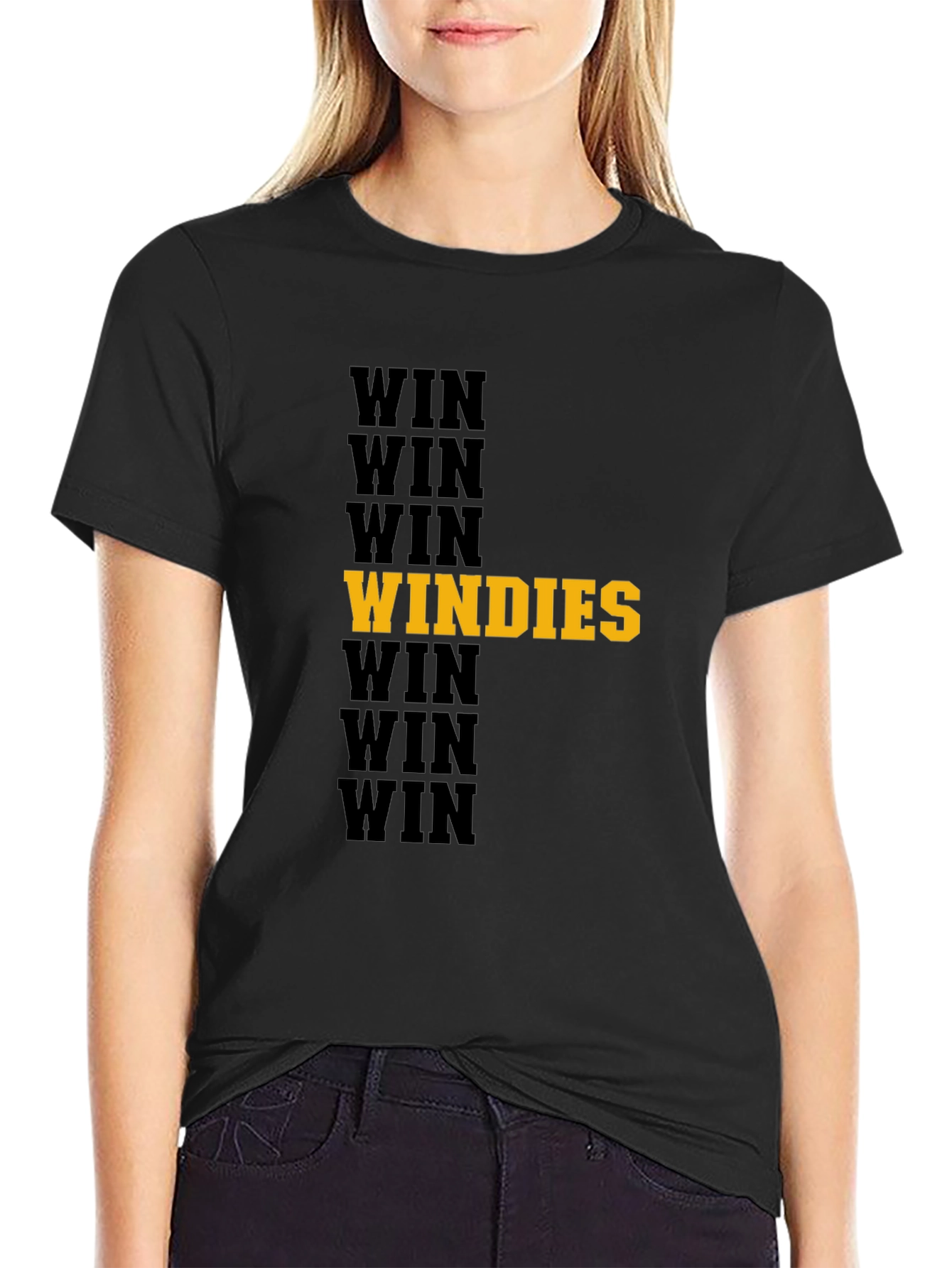 Win Windies T-Shirt Black