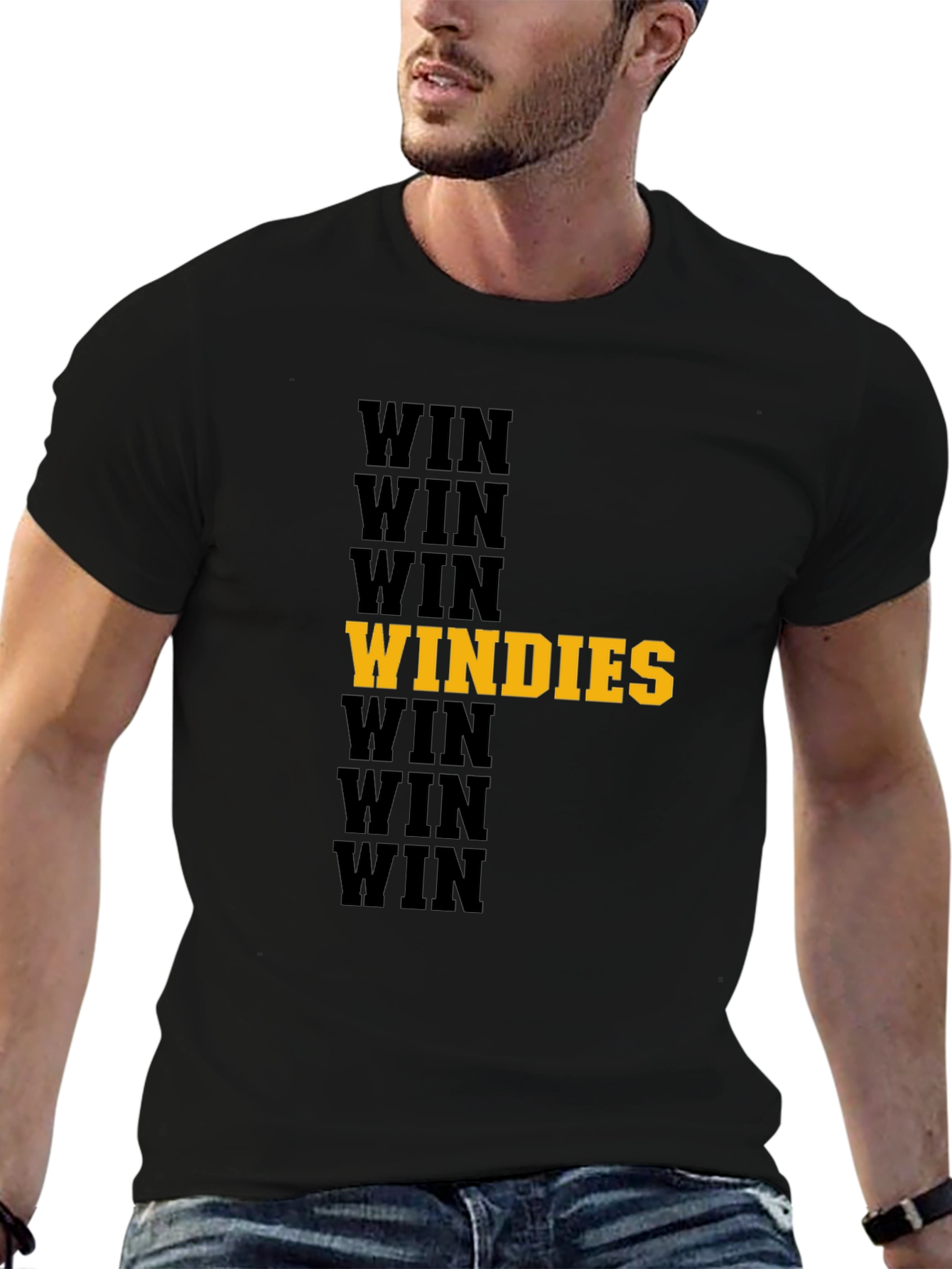 Win Windies T-Shirt Black