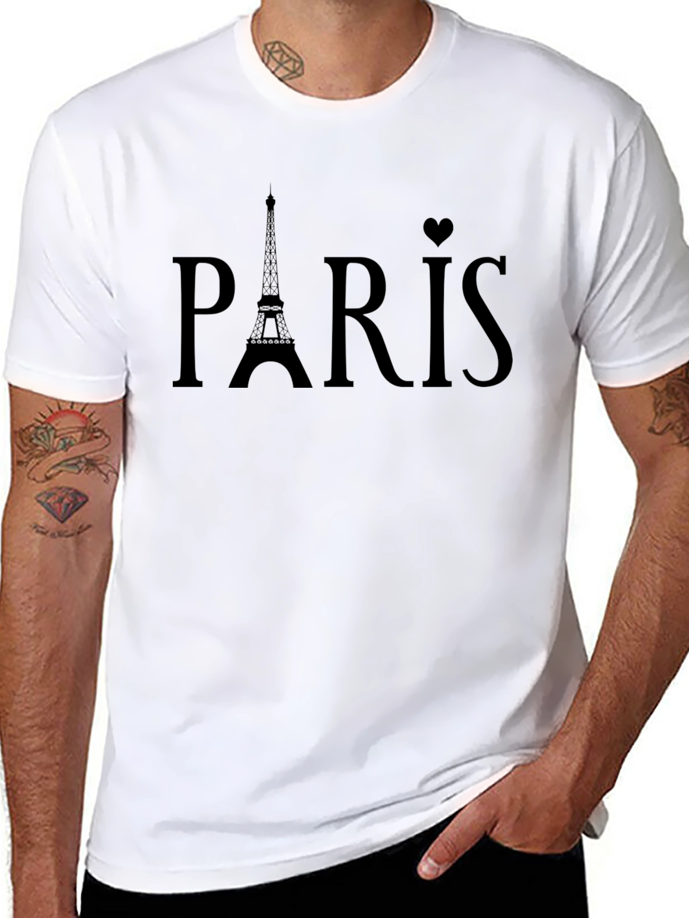 Paris Eiffel Tower Graphic T-Shirt - Classic Tee