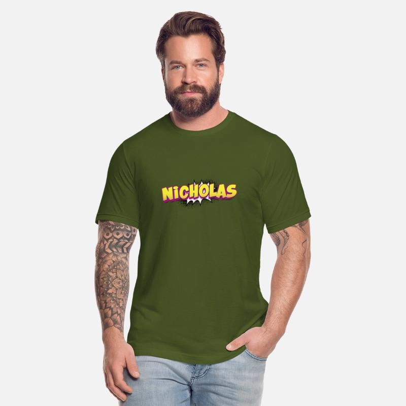 Nicholas Custom Name Comic Book Style Pop Art,