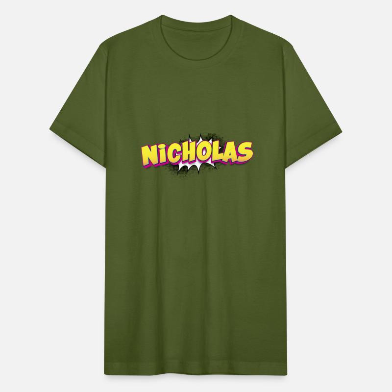 Nicholas Custom Name Comic Book Style Pop Art,