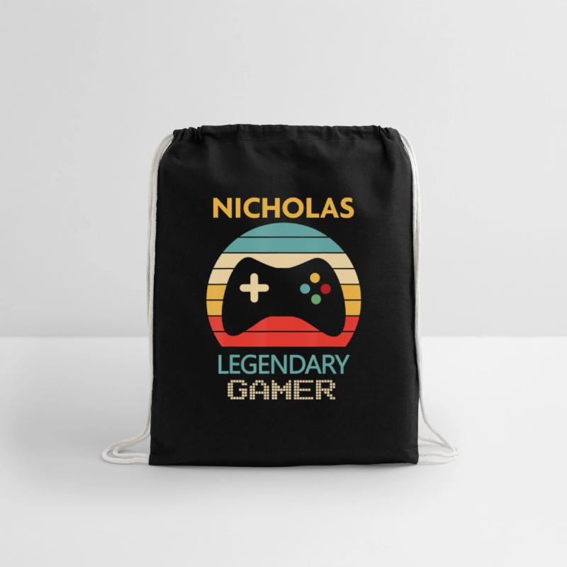 Nicholas Name Gift Personalized Legendary Gamer