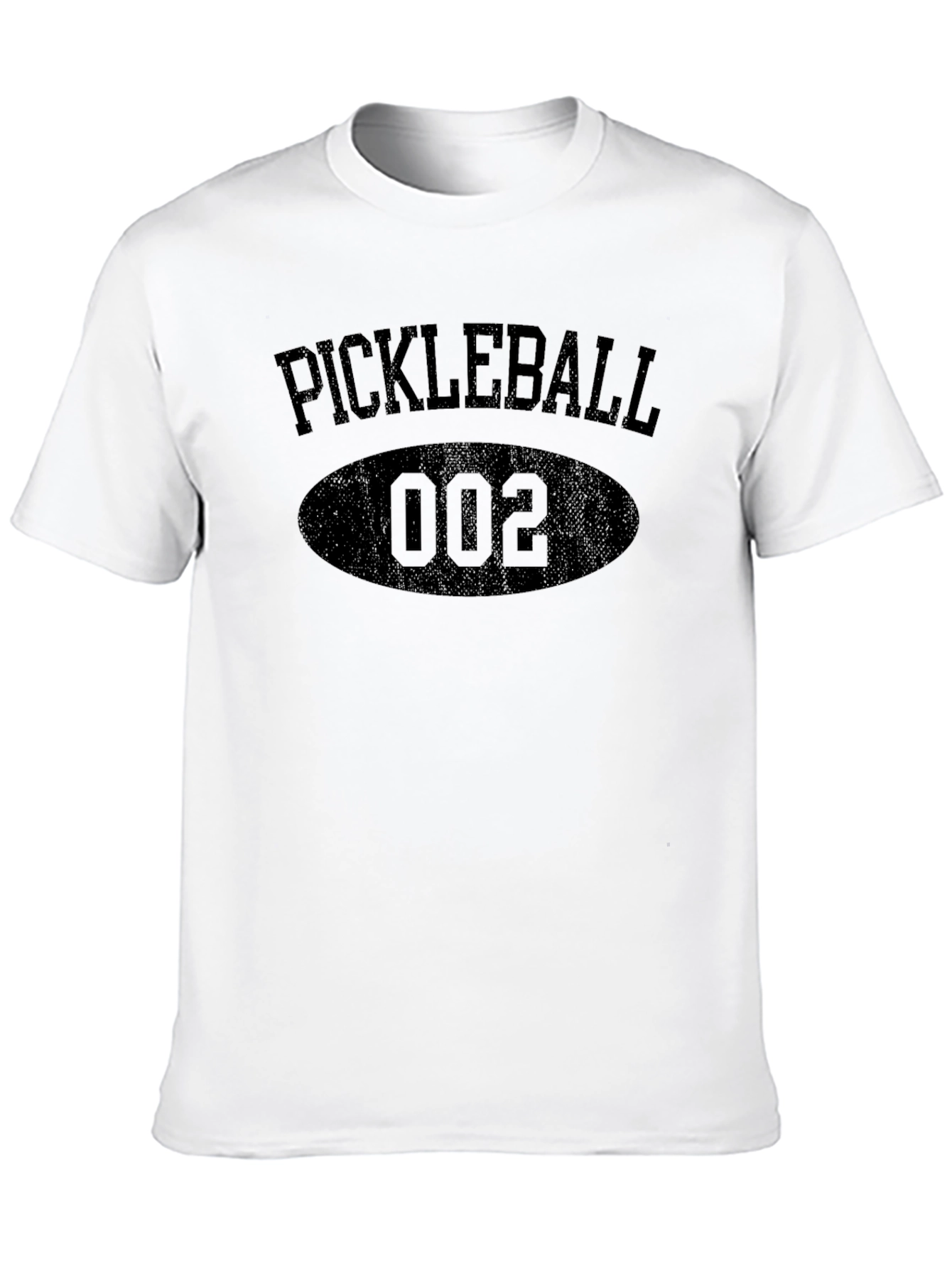 Pickleball 002 Black Graphic T-Shirt