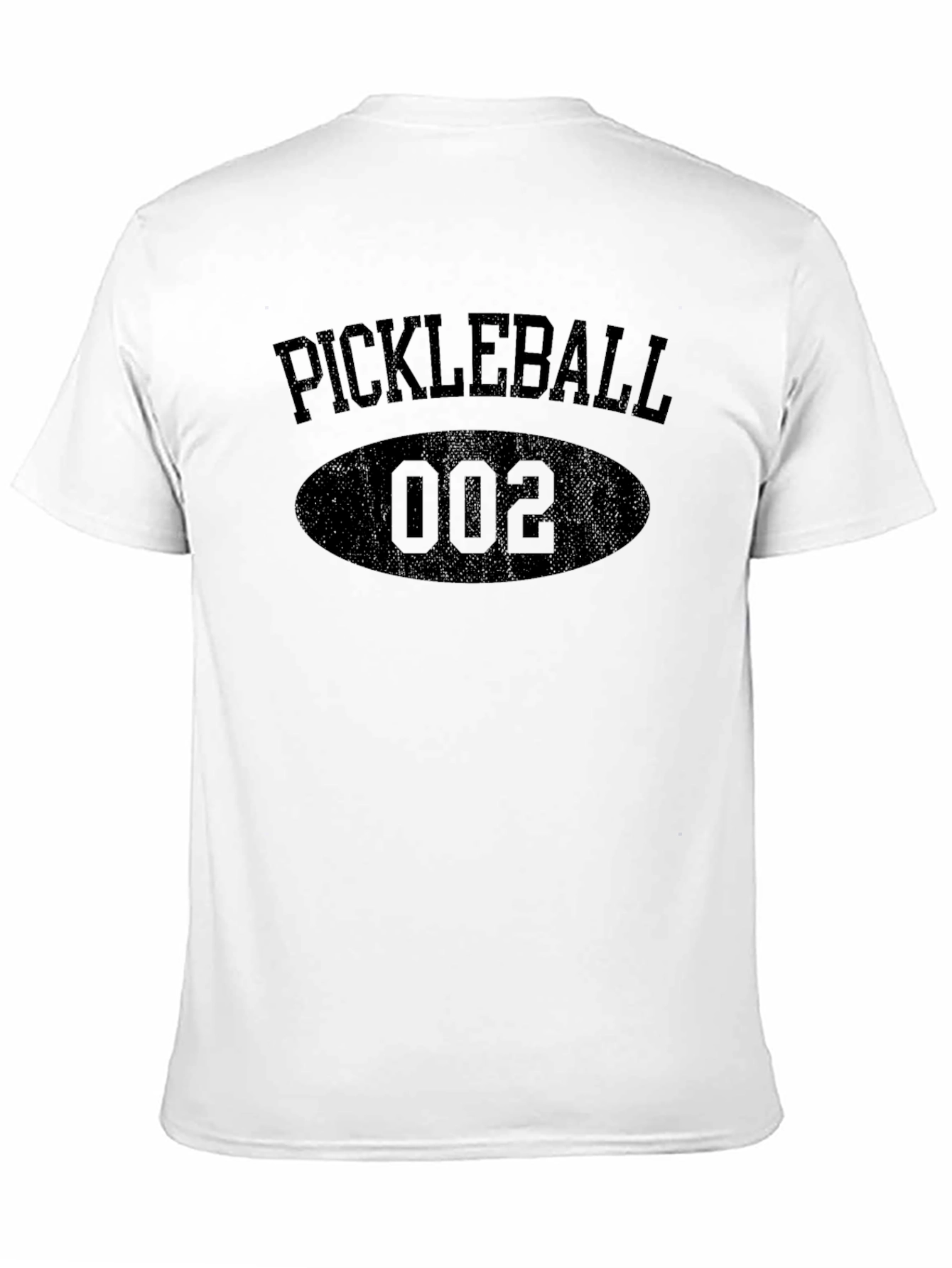 Pickleball 002 Black Graphic T-Shirt