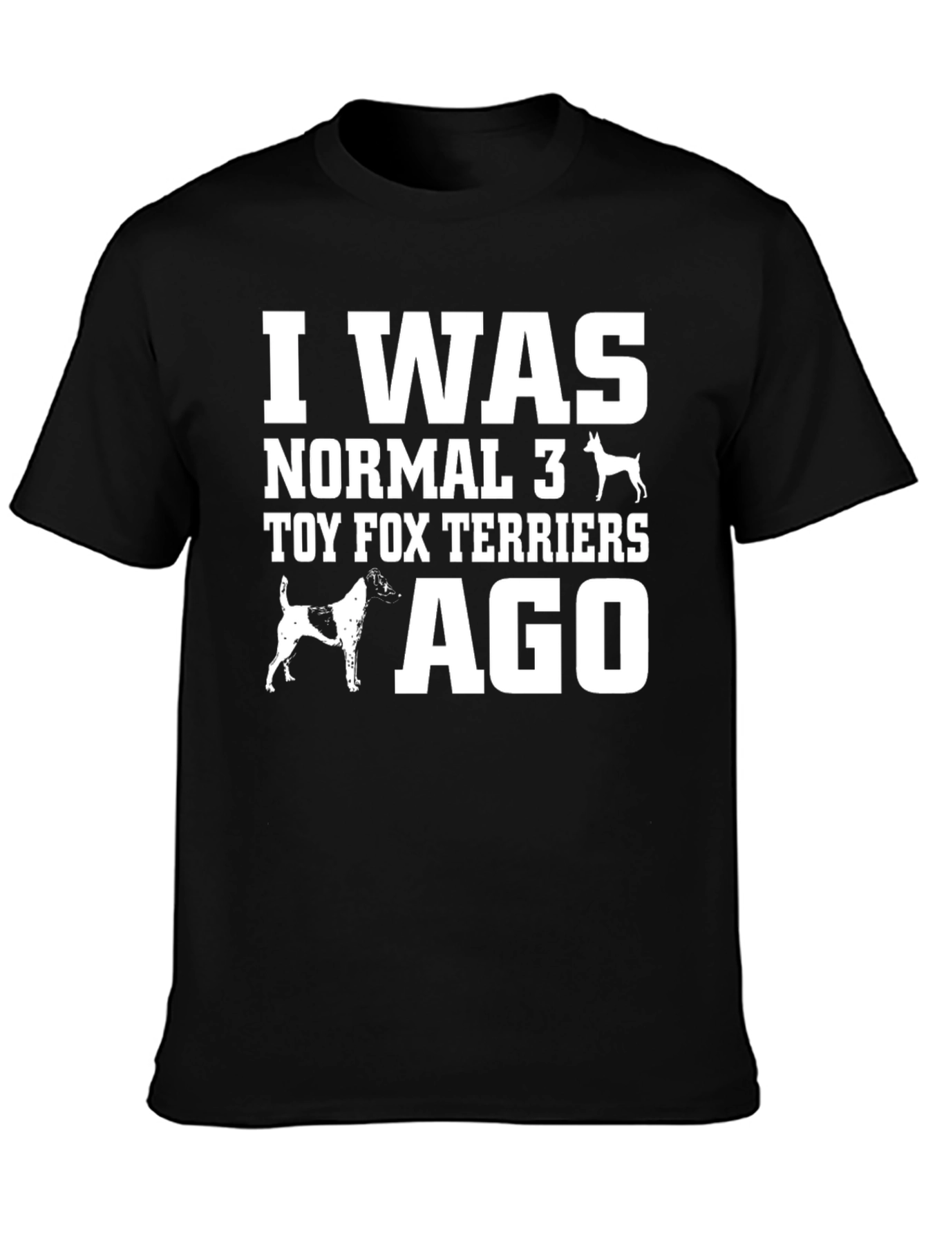 Funny Toy Fox Terrier Graphic Tee Shirt