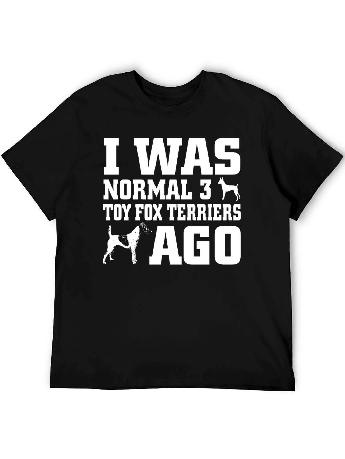Funny Toy Fox Terrier Graphic Tee Shirt