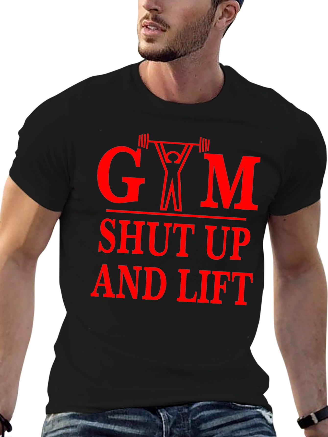 Gym Shut Up and Lift Graphic Tee