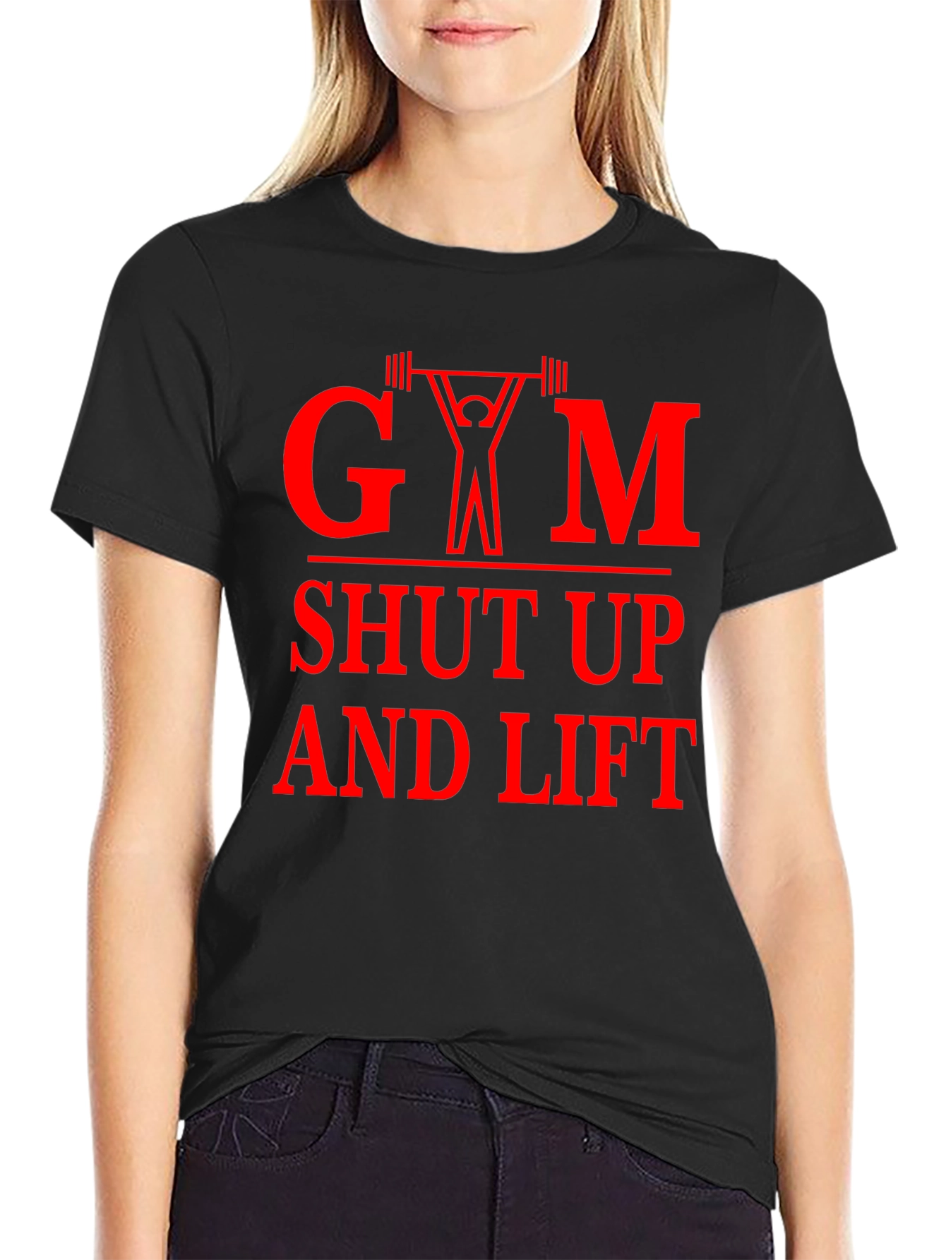 Gym Shut Up and Lift Graphic Tee