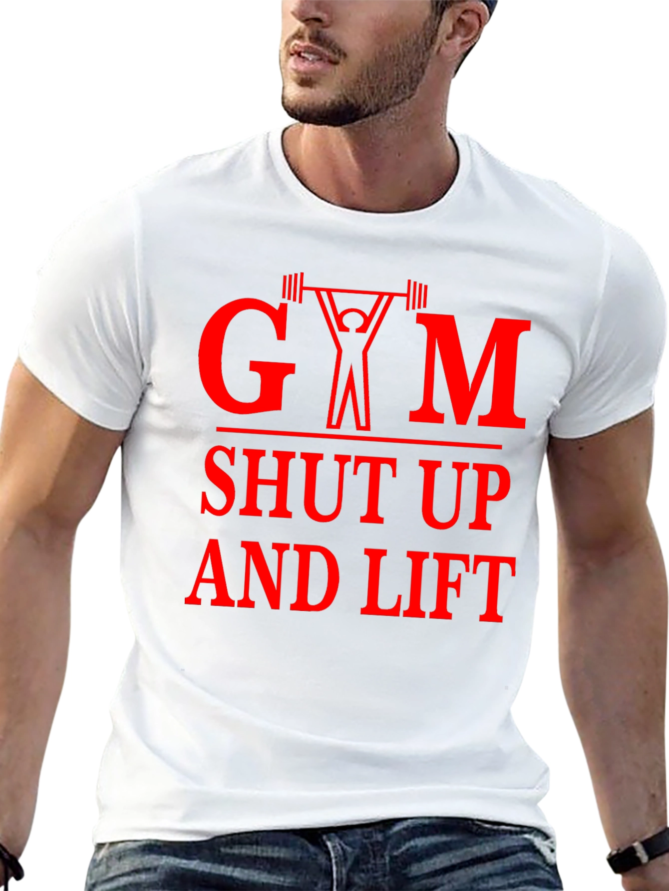 Gym Shut Up and Lift Graphic Tee