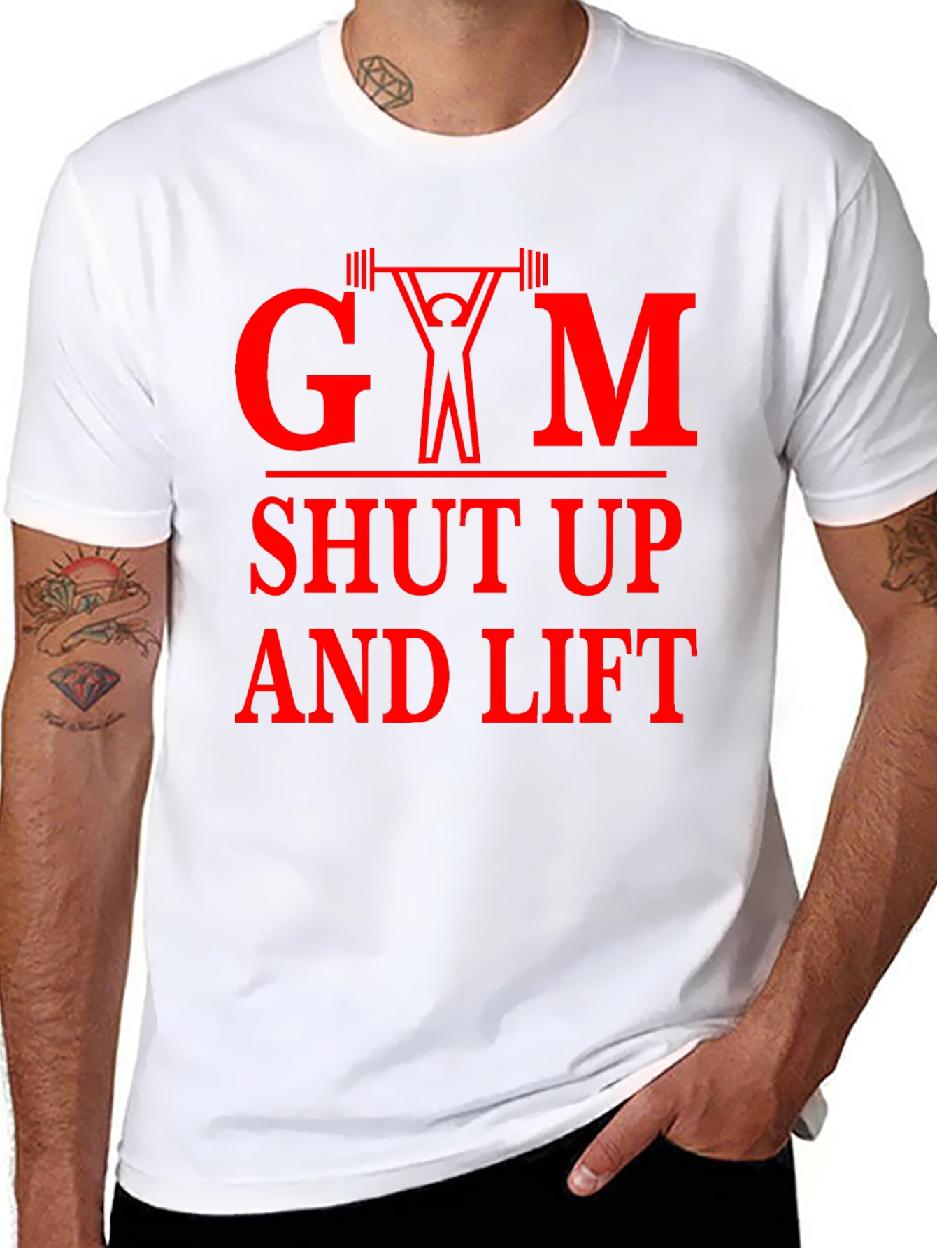 Gym Shut Up and Lift Graphic Tee