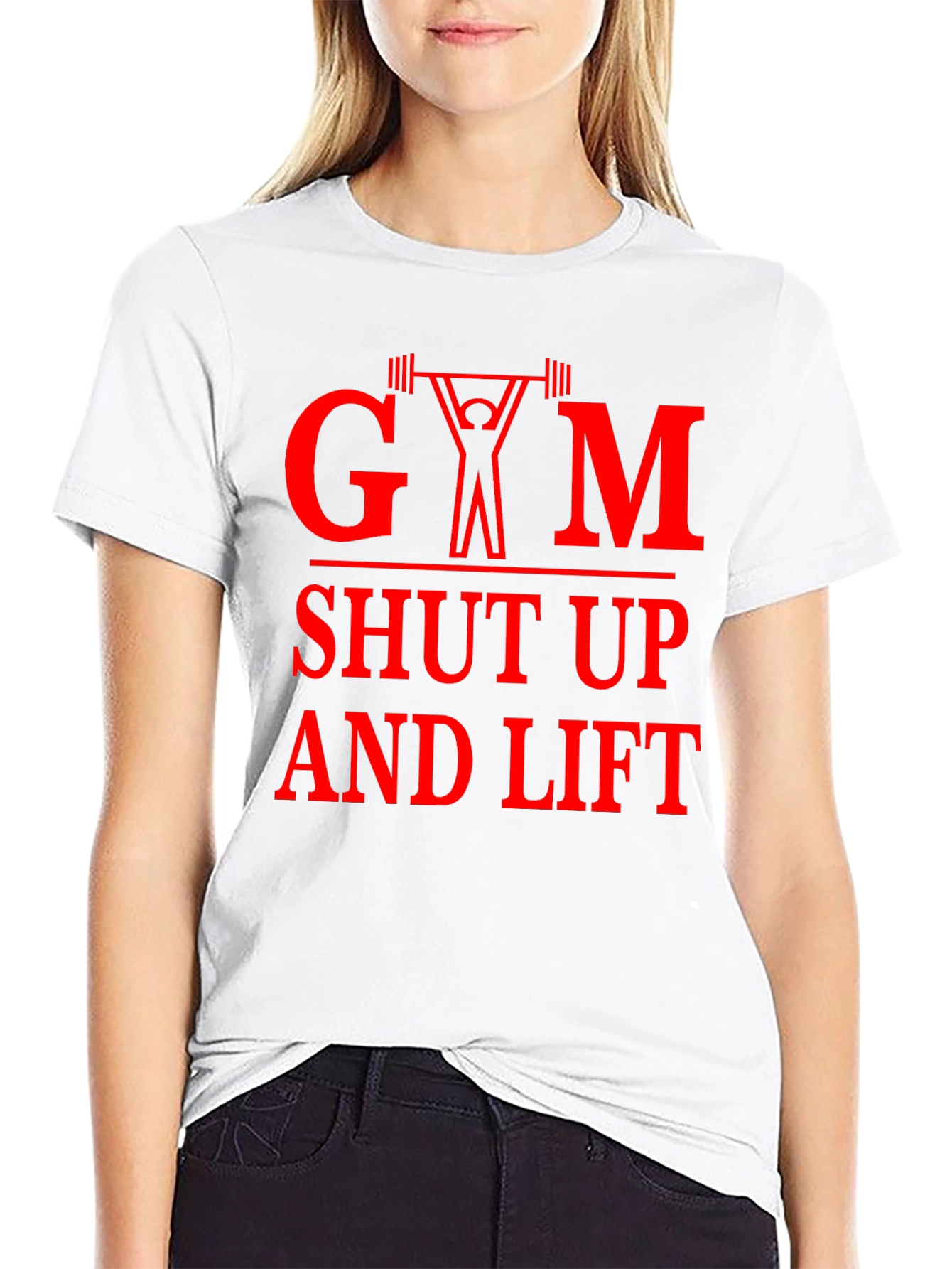 Gym Shut Up and Lift Graphic Tee
