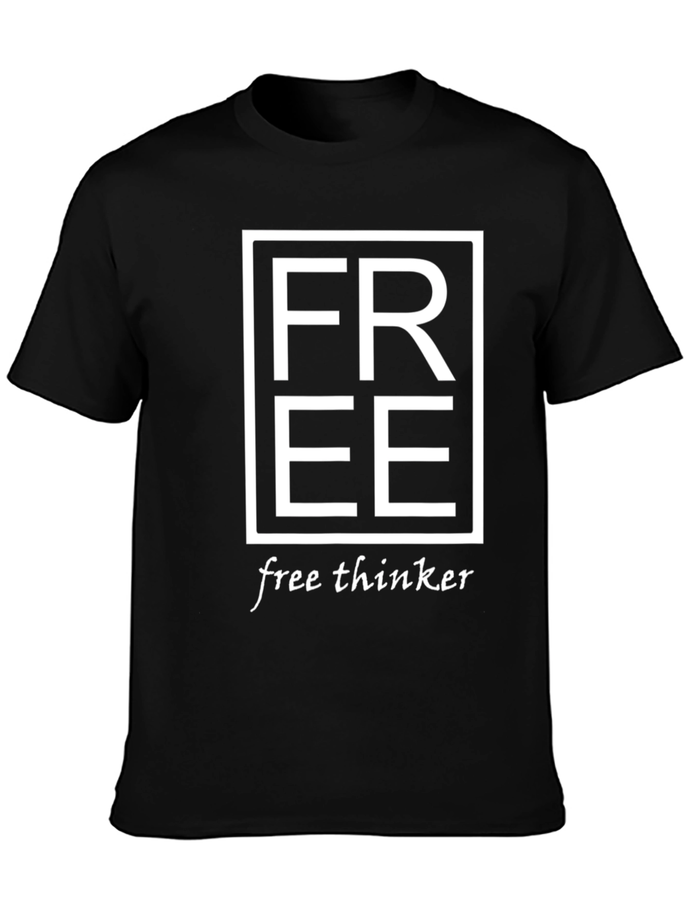 Free Thinker Graphic T-Shirt - Black