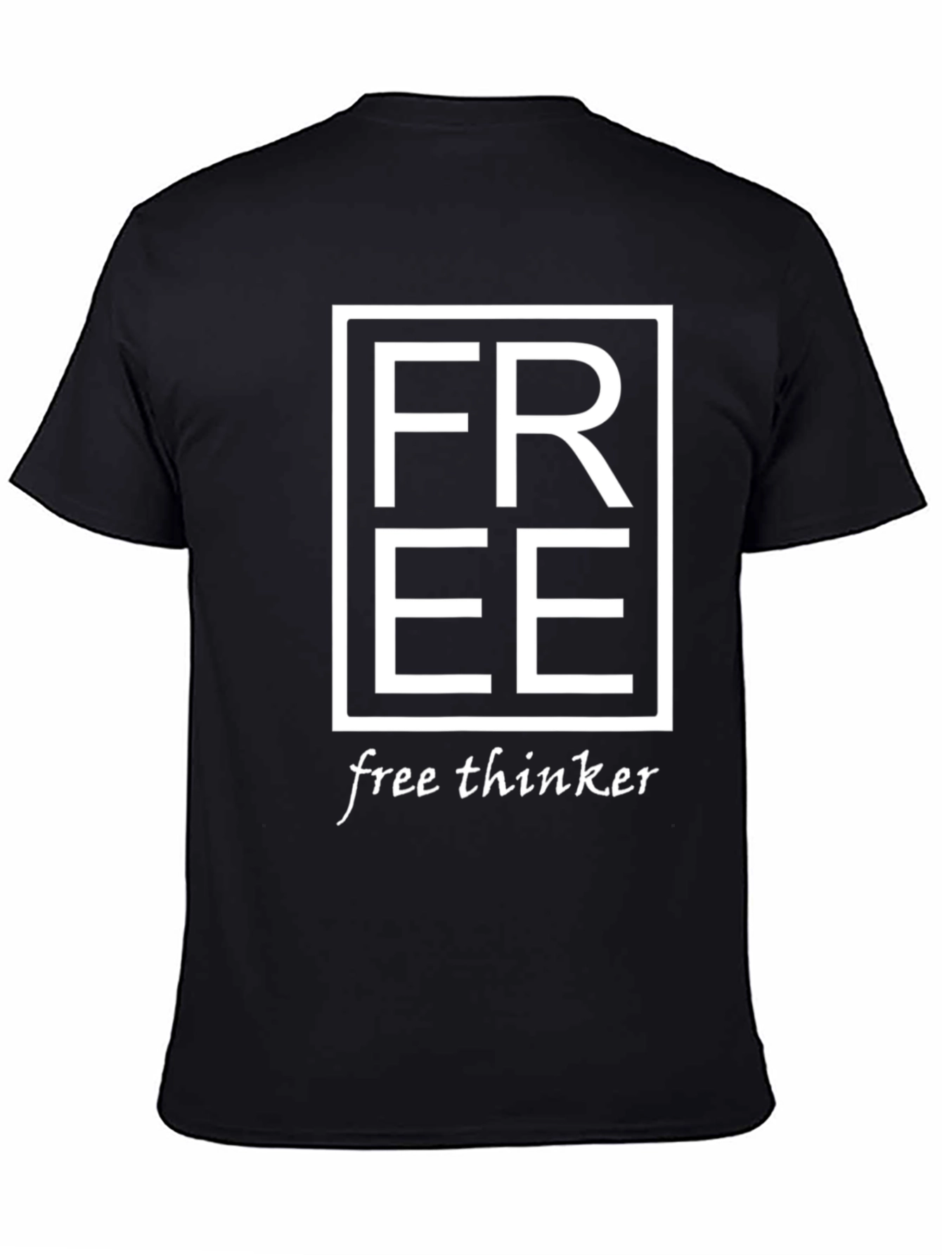 Free Thinker Graphic T-Shirt - Black