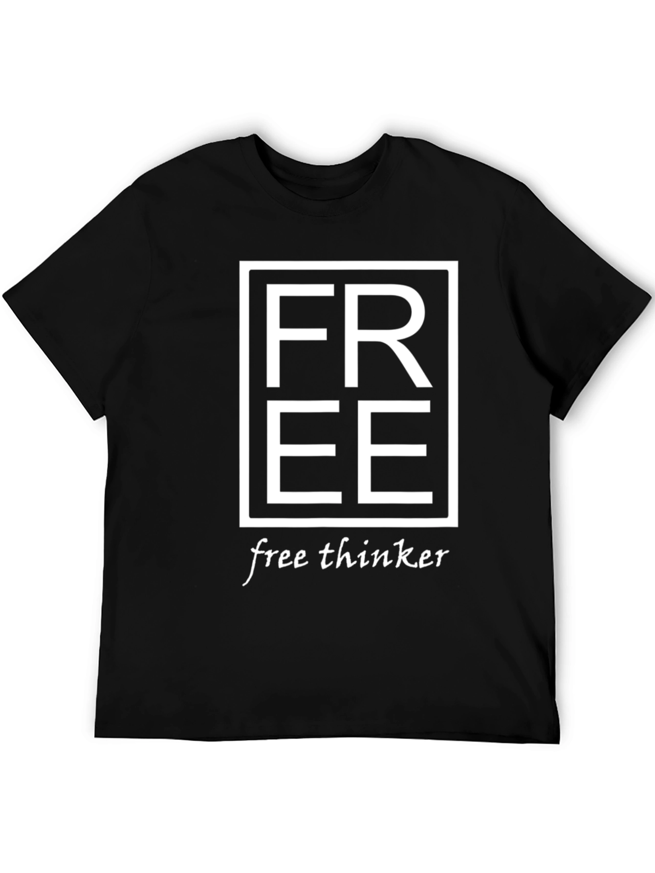 Free Thinker Graphic T-Shirt - Black