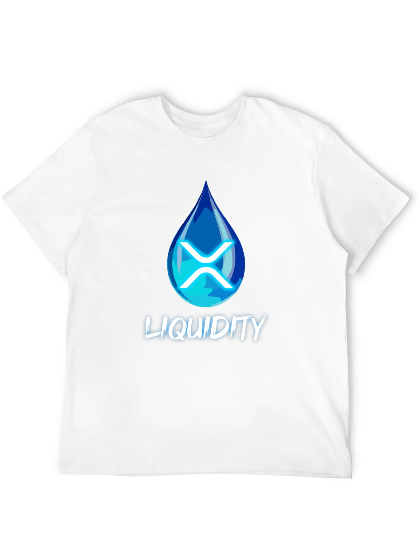 Liquidity XRP Crypto Black T-Shirt