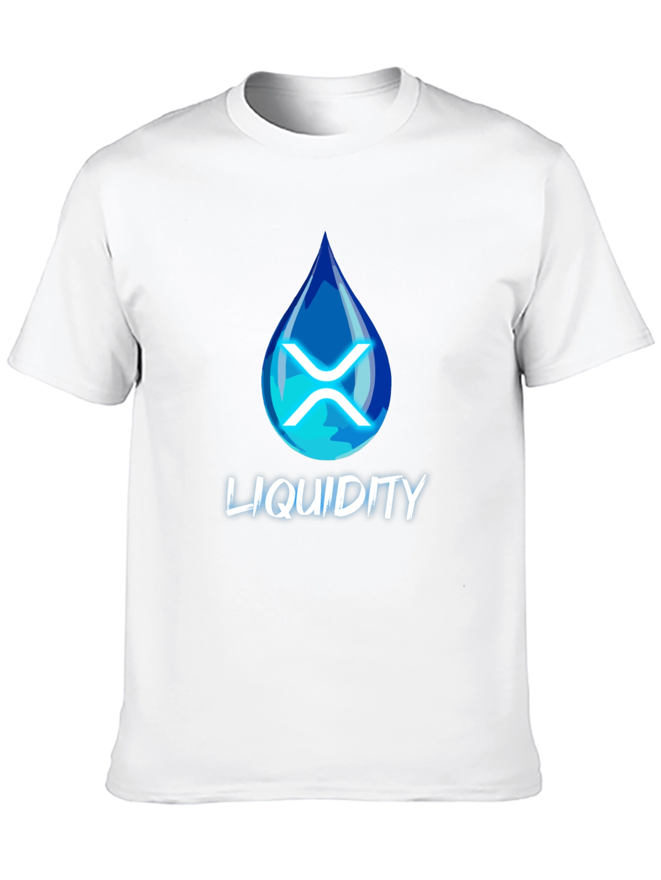 Liquidity XRP Crypto Black T-Shirt