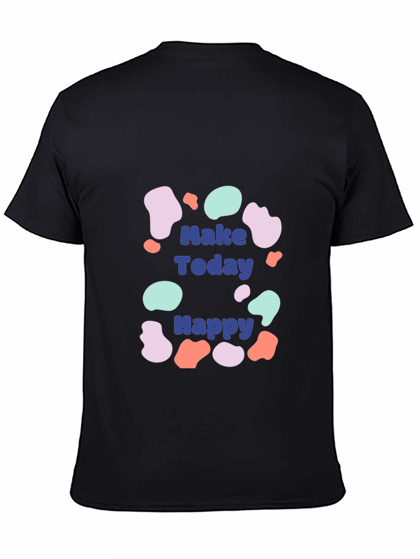 Make Today Happy Graphic Tee - Stylish Comfort
