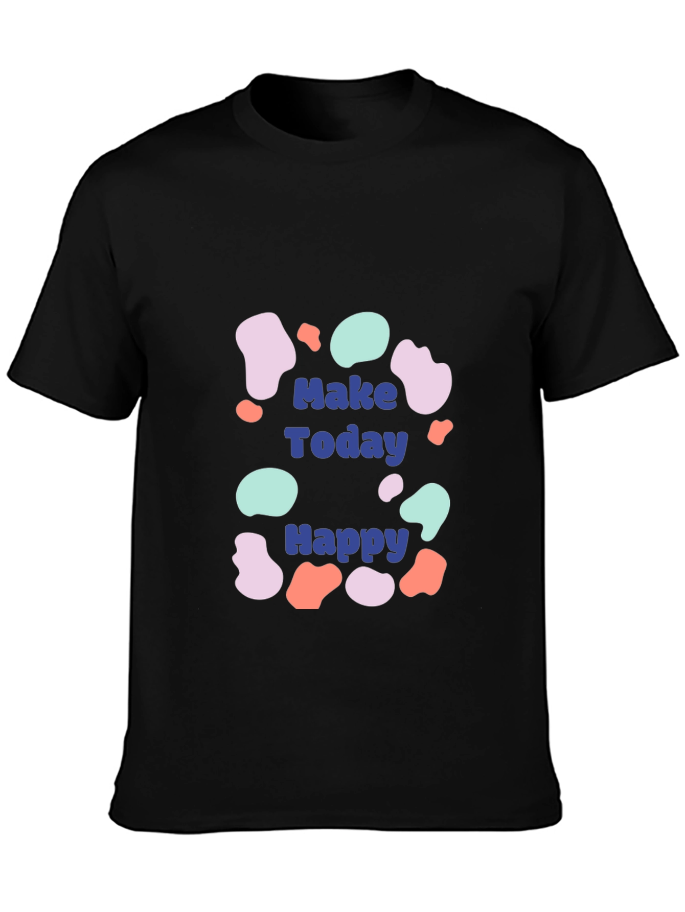 Make Today Happy Graphic Tee - Stylish Comfort