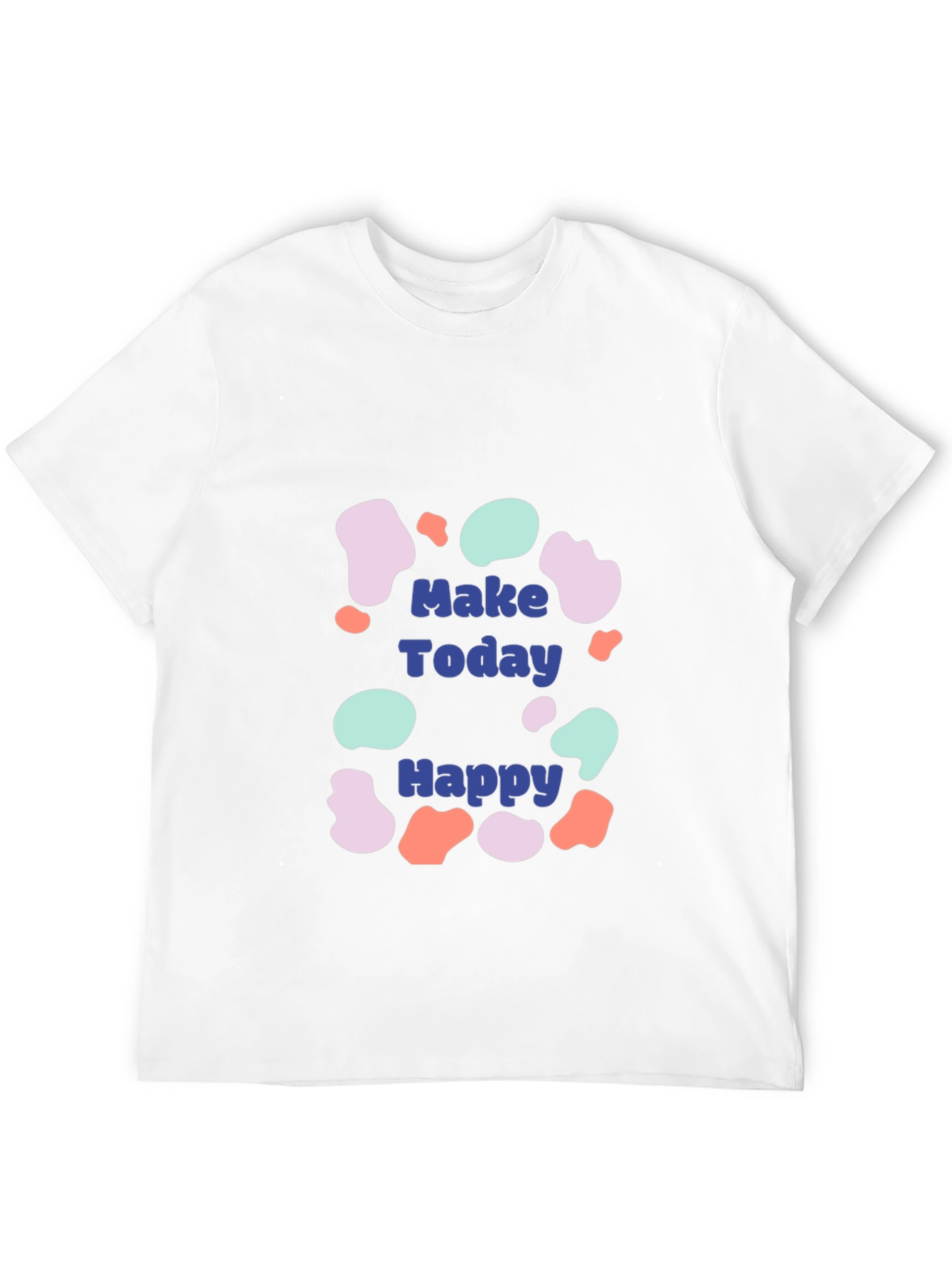 Make Today Happy Graphic Tee - Stylish Comfort