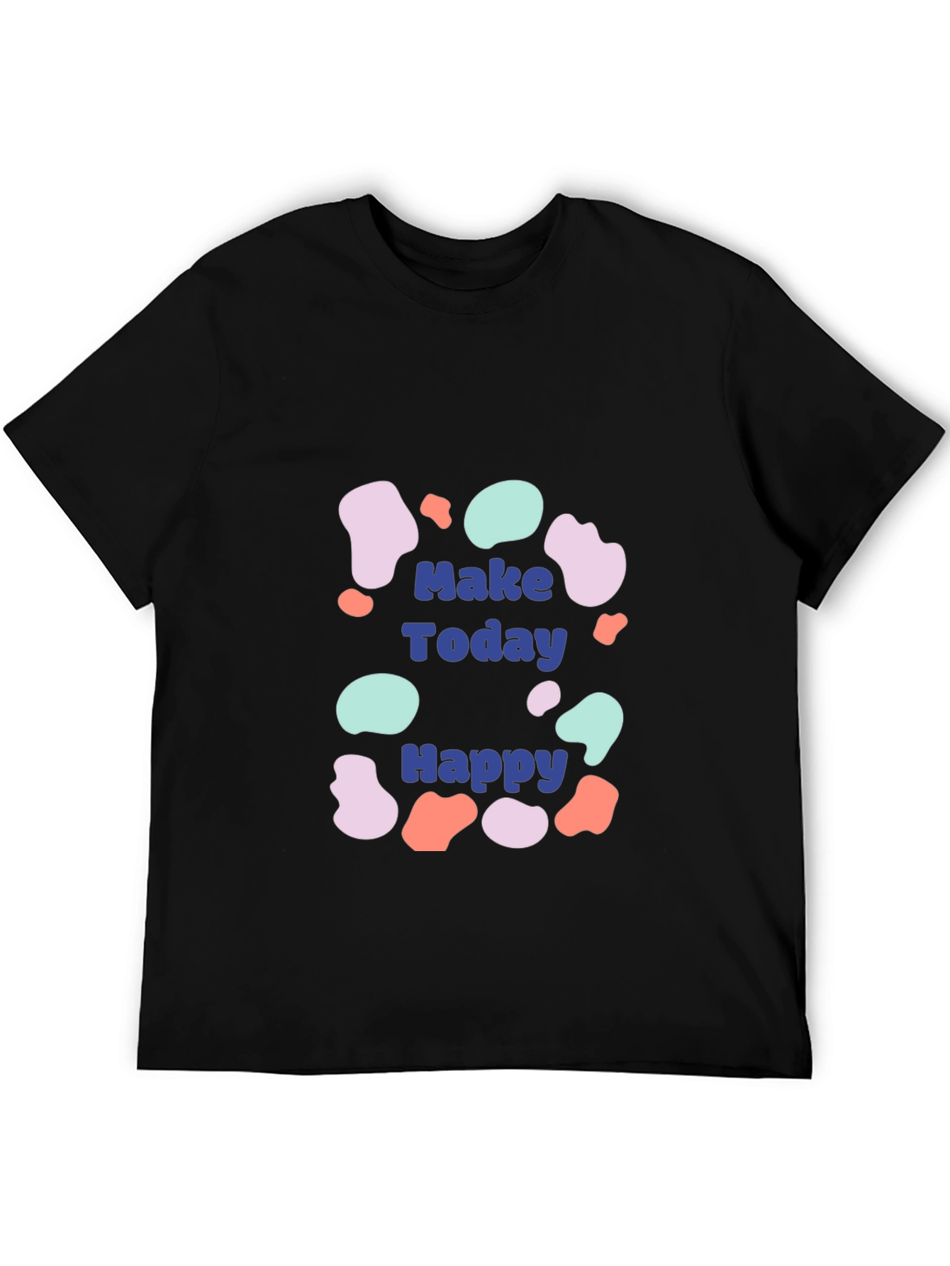 Make Today Happy Graphic Tee - Stylish Comfort