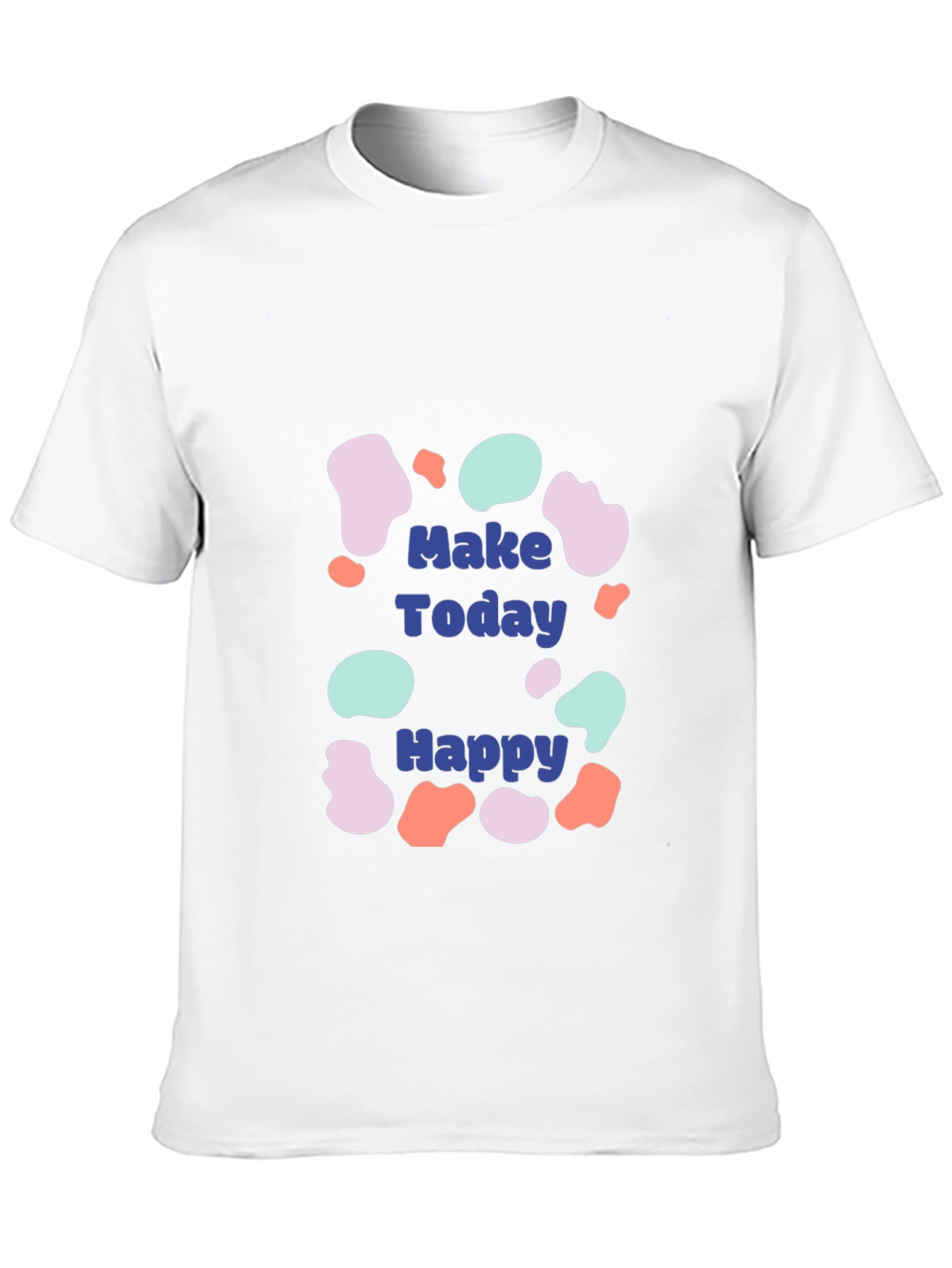 Make Today Happy Graphic Tee - Stylish Comfort
