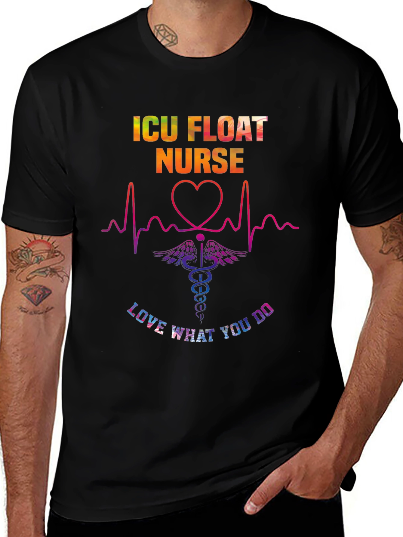 ICU Float Nurse Love What You Do T-Shirt