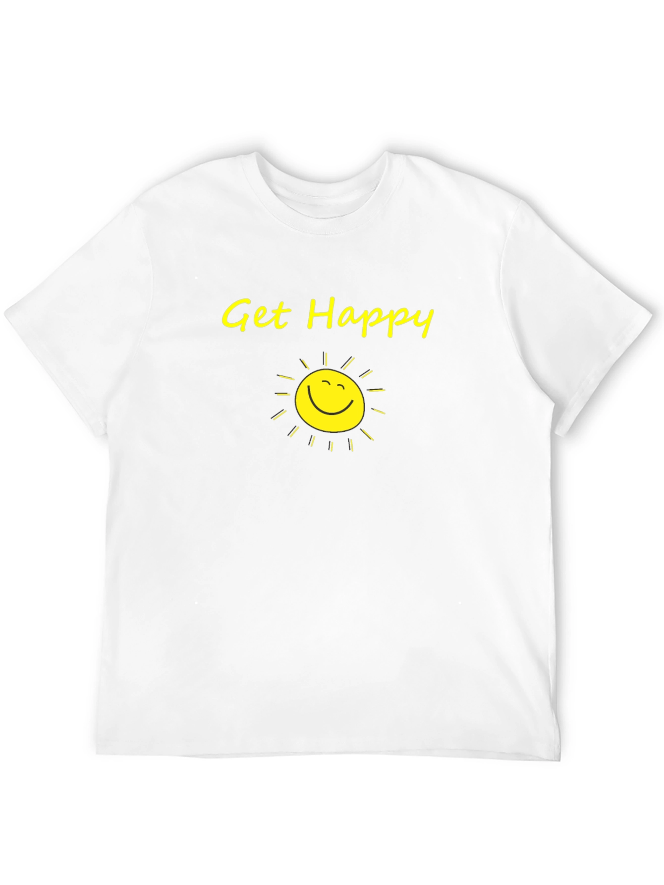 Get Happy T-Shirt - Sunshine Graphic Tee